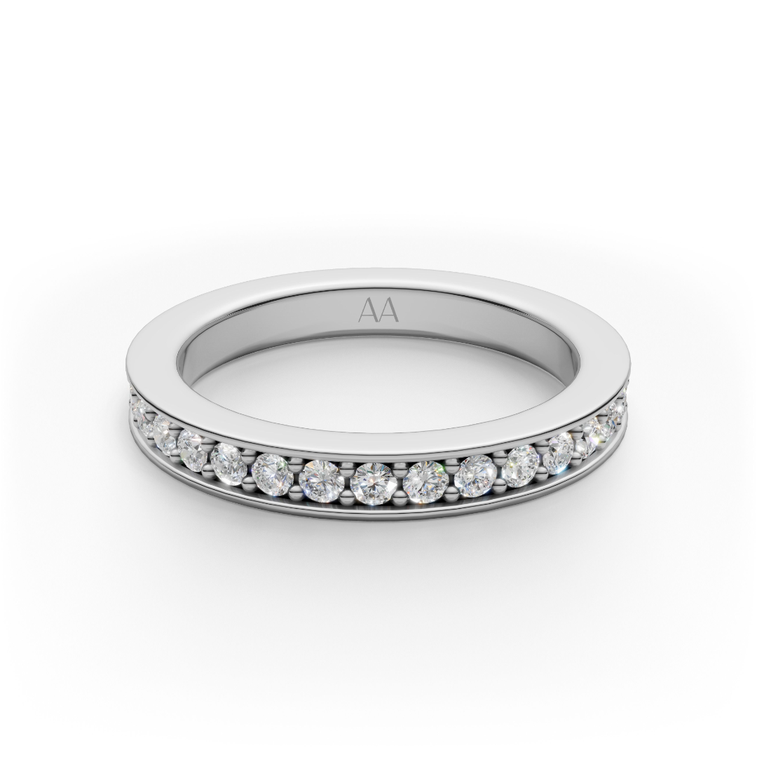 'Diana' Lab Diamond Pavé, Eternity Band