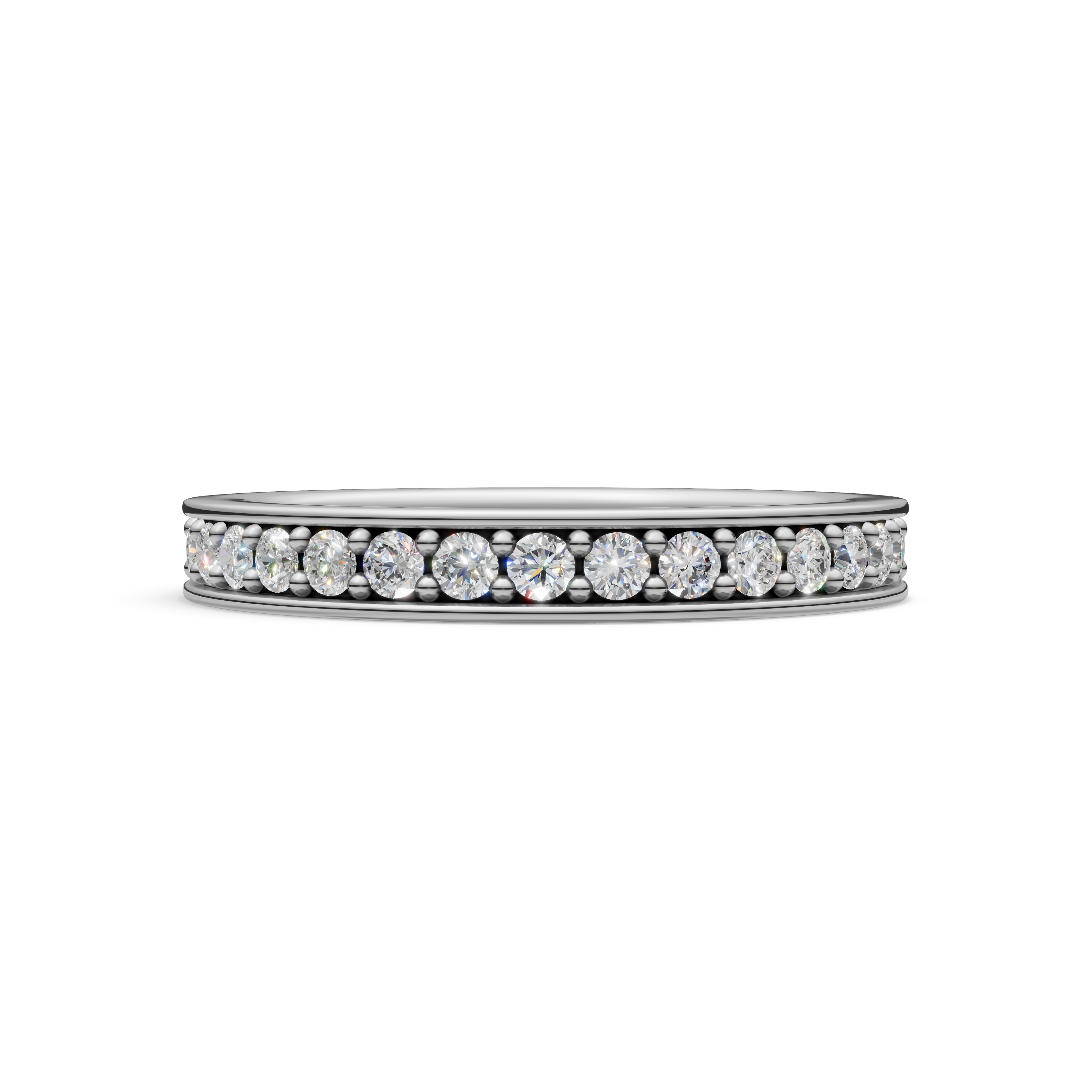 'Diana' Lab Diamond Pavé, Eternity Band