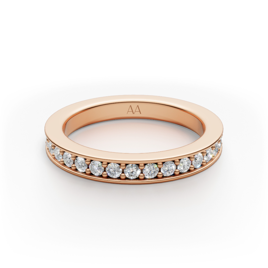 'Diana' Lab Diamond Pavé, Eternity Band
