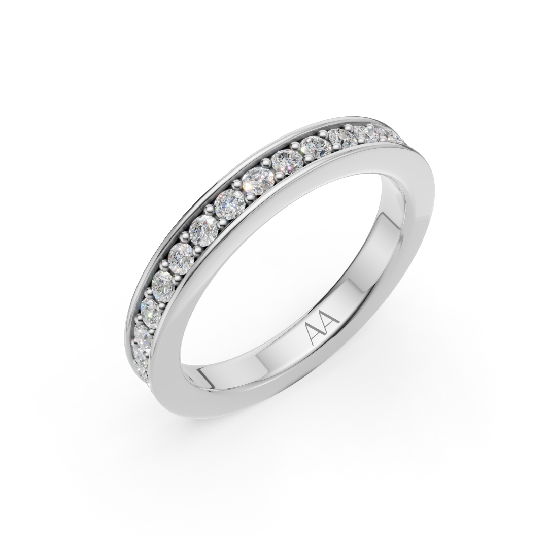 'Diana' Lab Diamond Pavé, Eternity Band