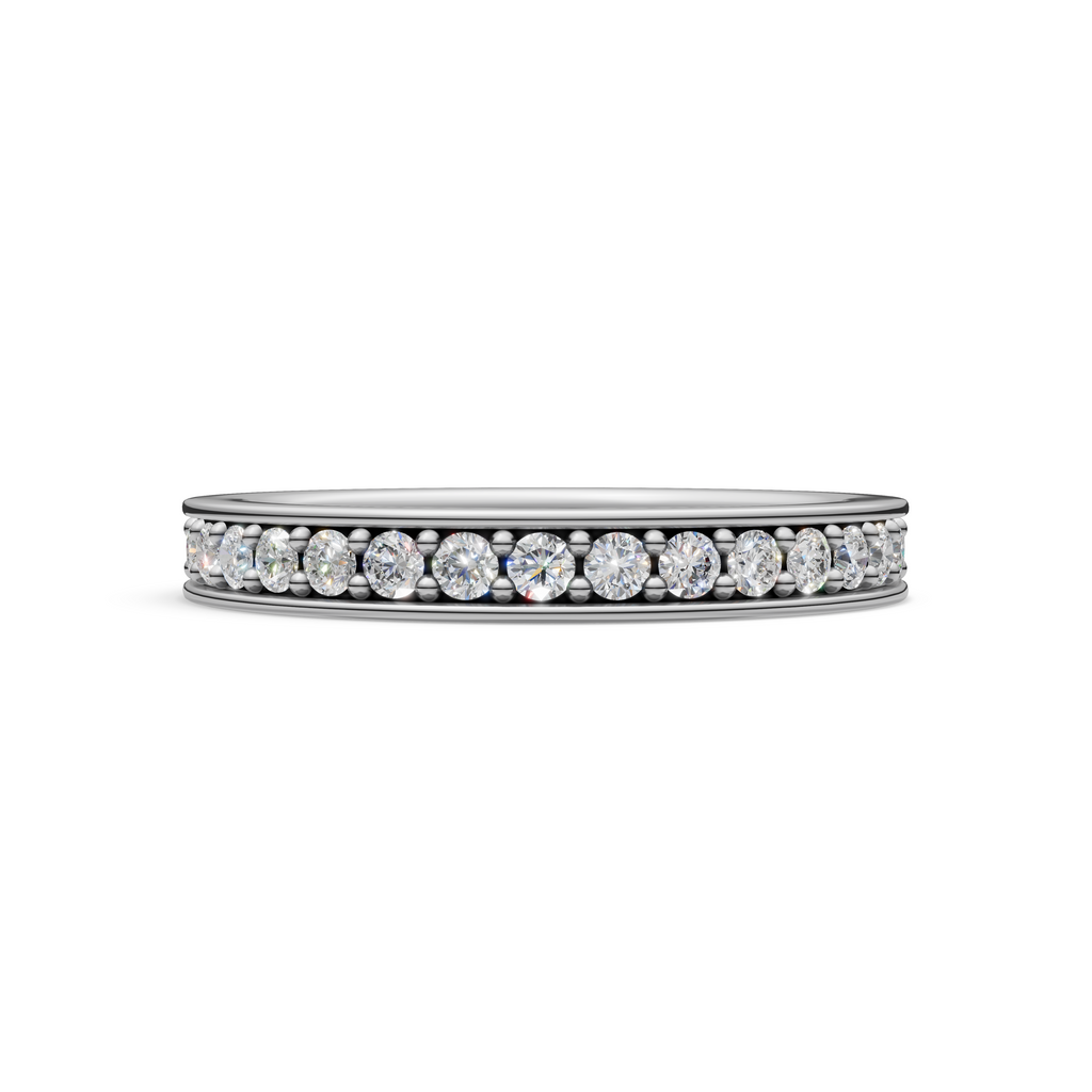 'Diana' Lab Diamond Pavé, Eternity Band