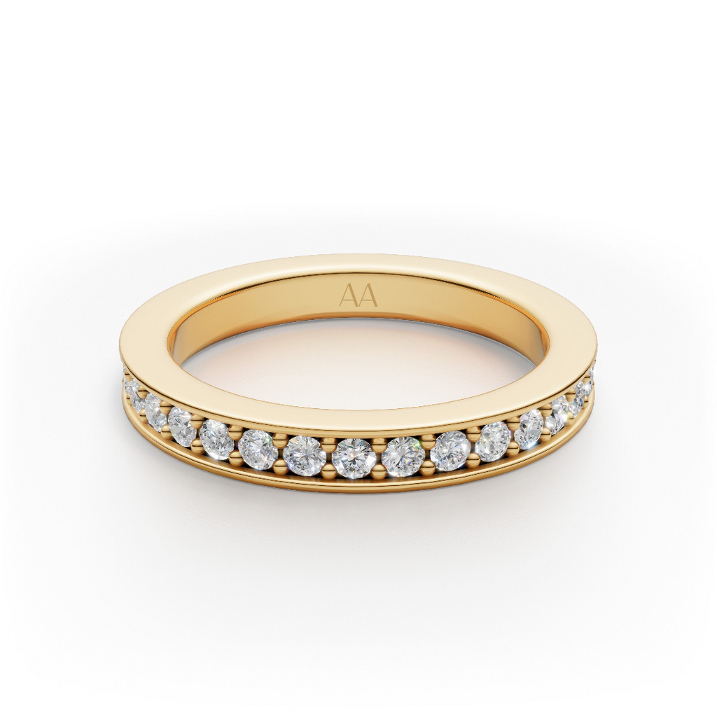 'Diana' Lab Diamond Pavé, Eternity Band