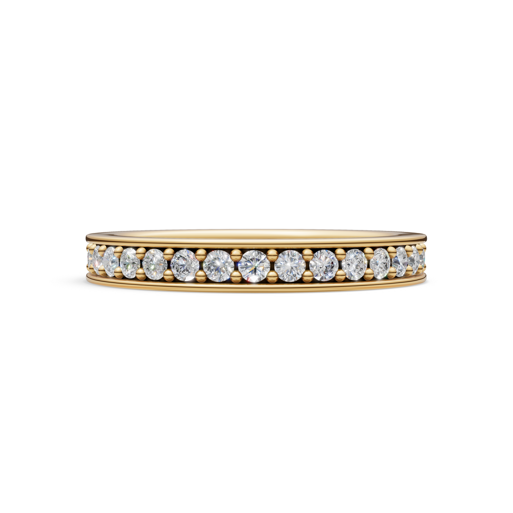 'Diana' Lab Diamond Pavé, Eternity Band
