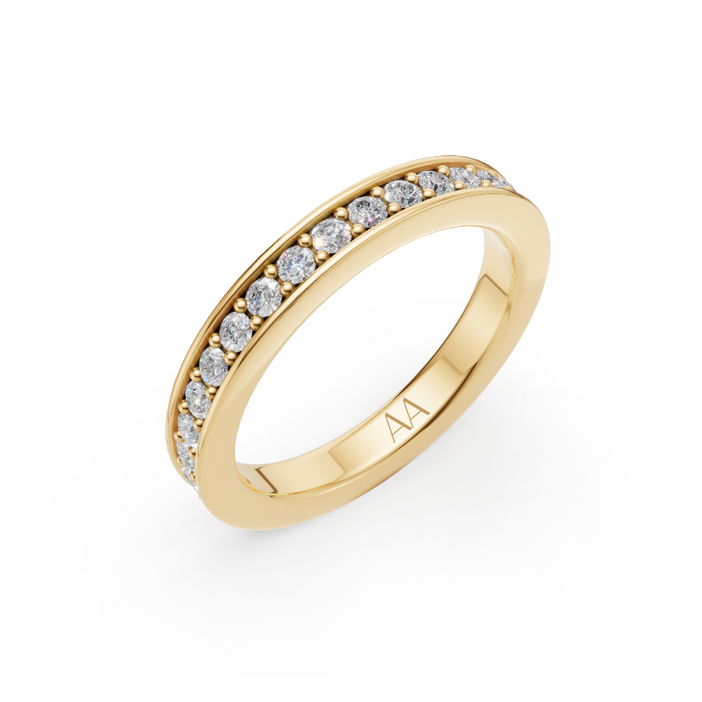 'Diana' Lab Diamond Pavé, Eternity Band