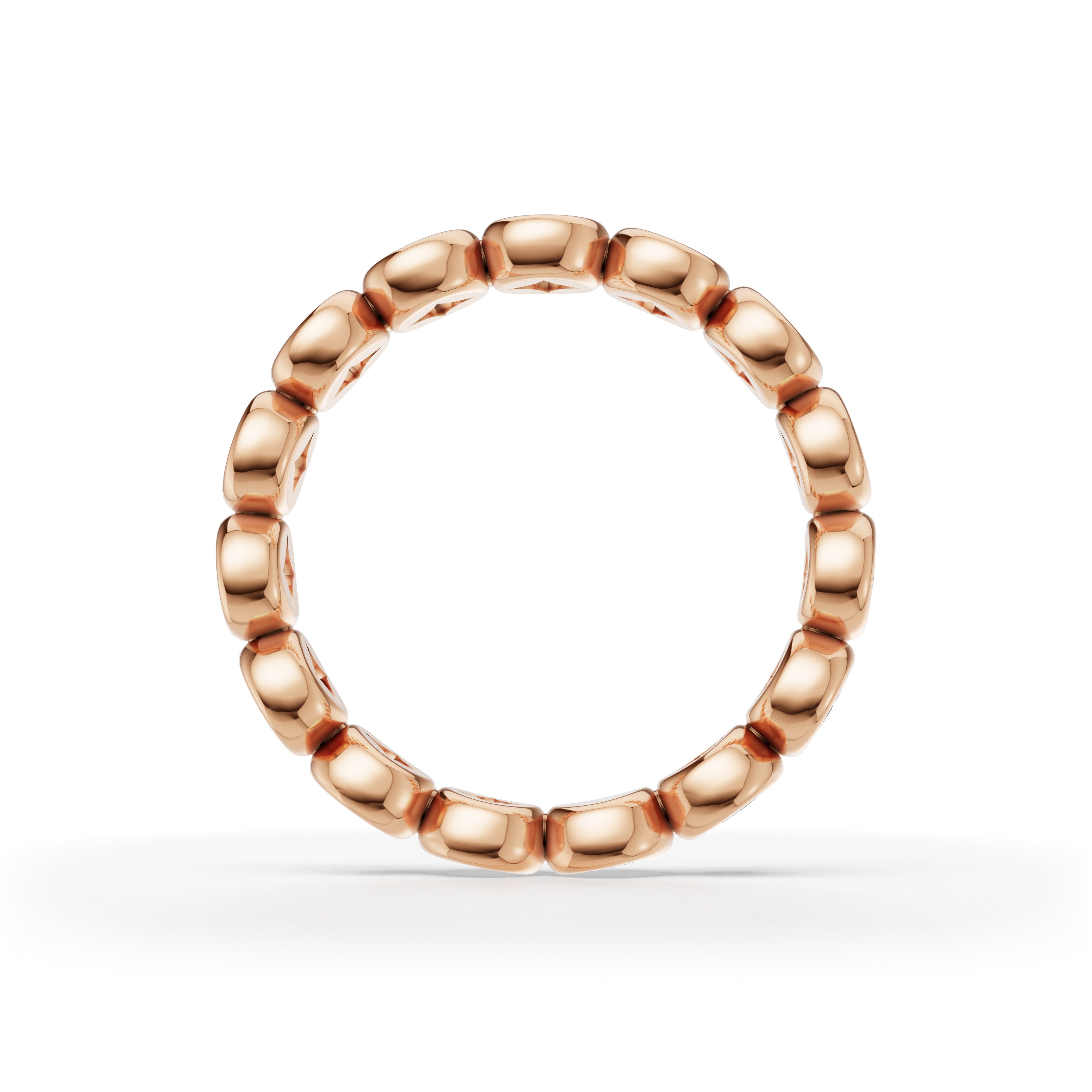 MCM 1.70 TCW Bezel-Set Round Brilliant Cut Lab Diamond Eternity Band (12 points)