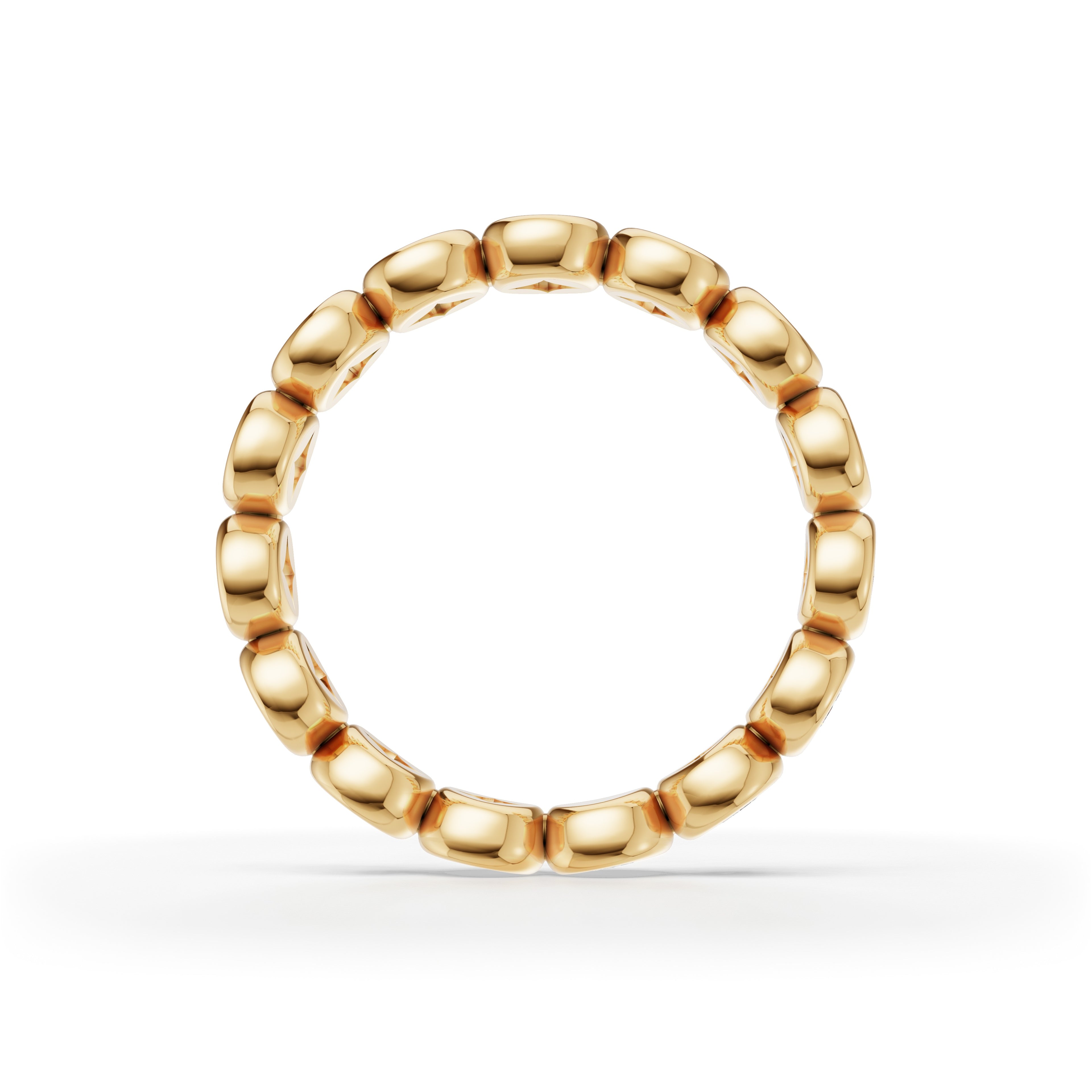 MCM 1.70 TCW Bezel-Set Round Brilliant Cut Lab Diamond Eternity Band (12 points)