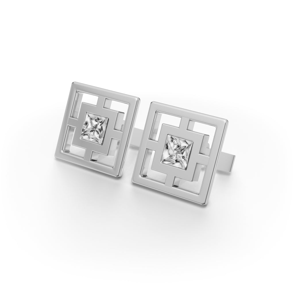 MCM Classic 'Breeze Block' Cufflinks