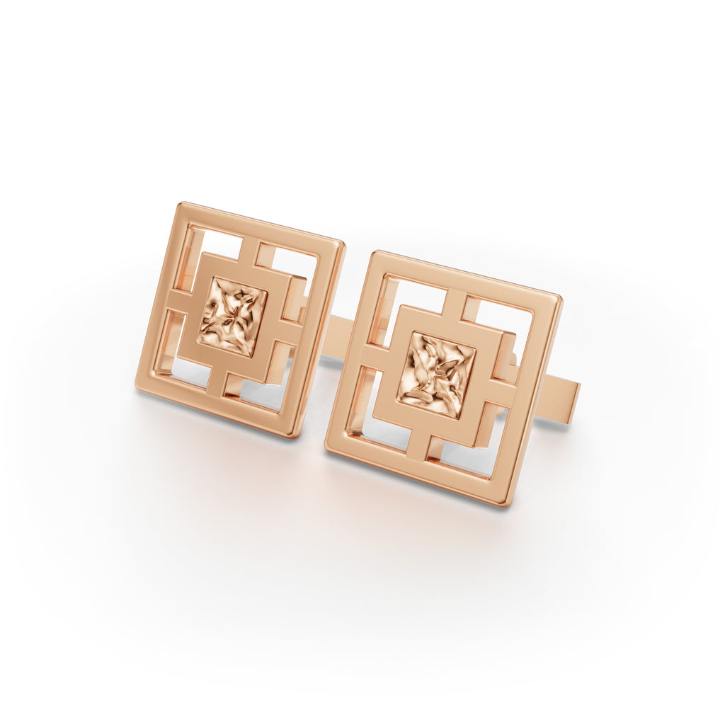 MCM Classic 'Breeze Block' Cufflinks
