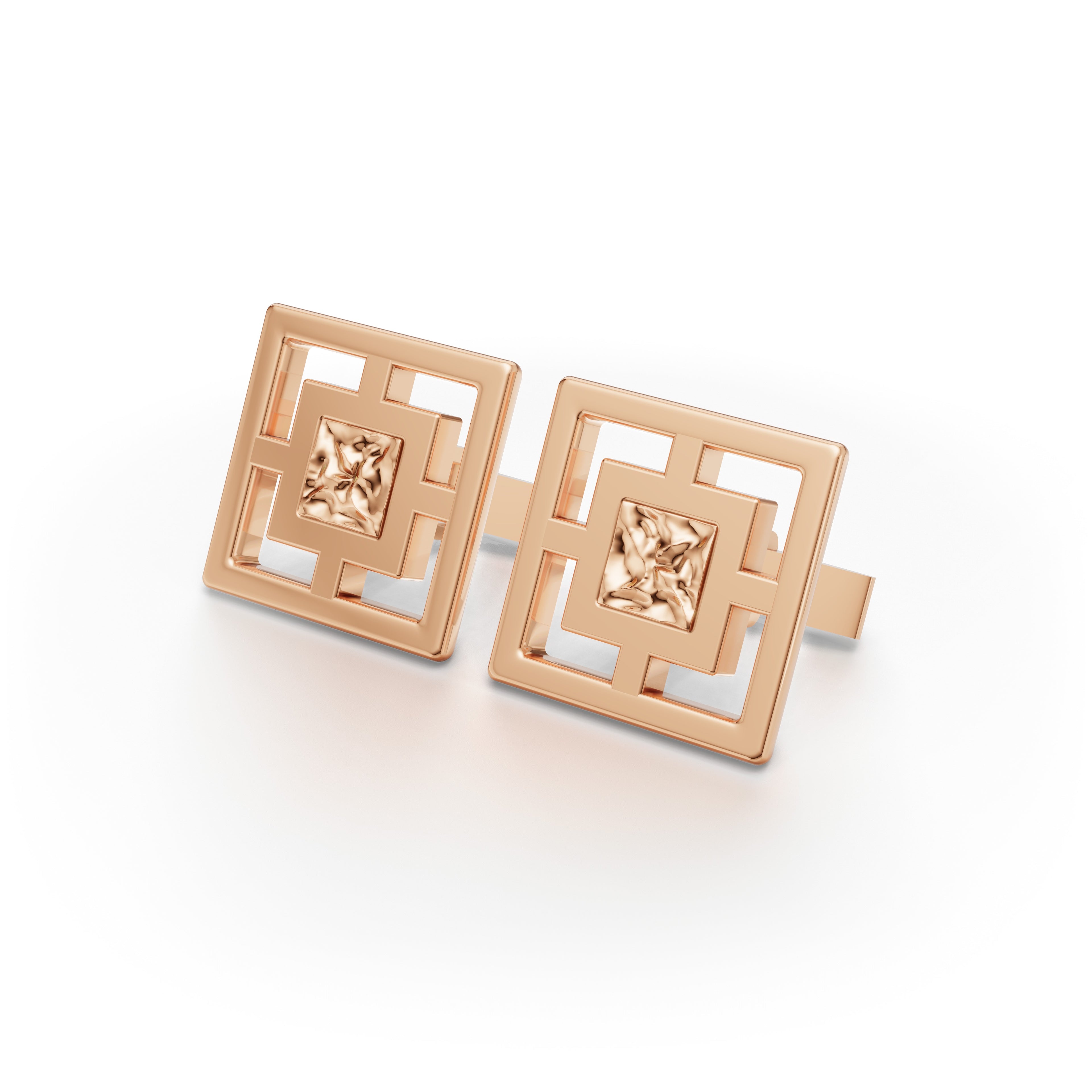 MCM Classic 'Breeze Block' Cufflinks