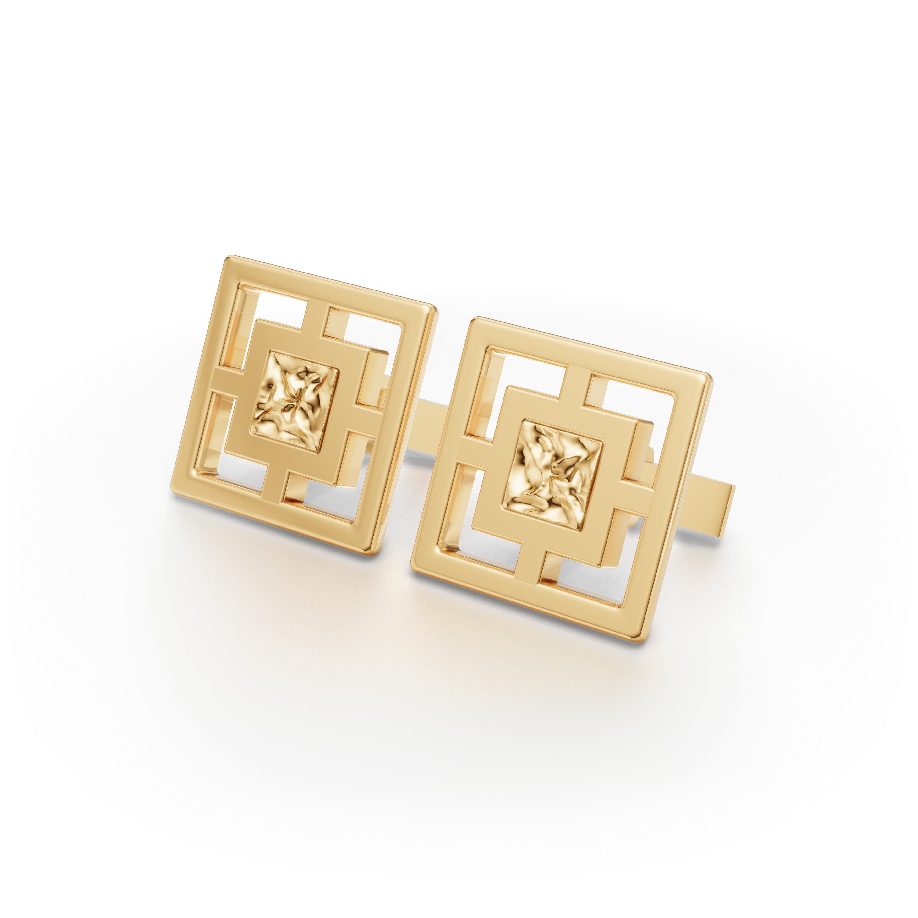 MCM Classic 'Breeze Block' Cufflinks