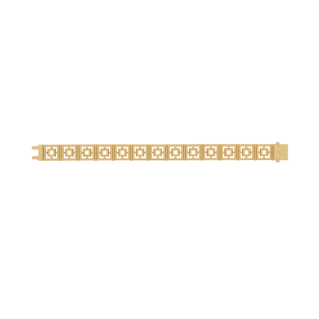 MCM Brite-set Lab Diamond Pavé 'Breeze Block' Bracelet