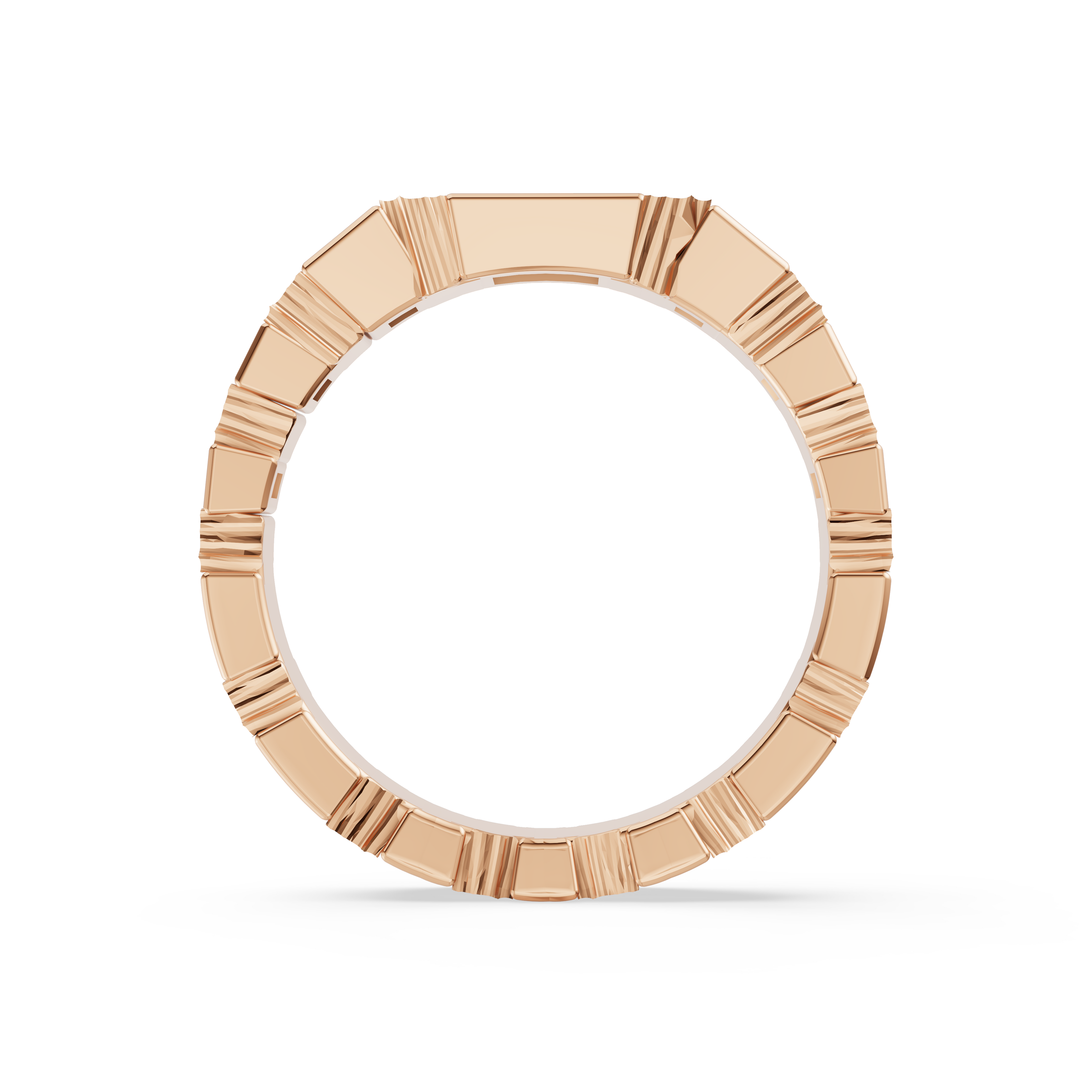 'Adderley' Bezel-Set 1.00 TCW Graduated Baguette Cut Lab Blue Sapphire Band