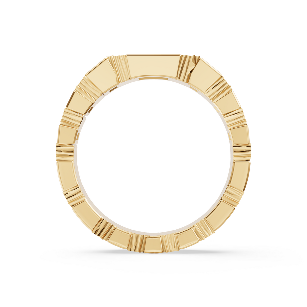 'Adderley' Bezel-Set 1.00 TCW Graduated Baguette Cut Lab Blue Sapphire Band