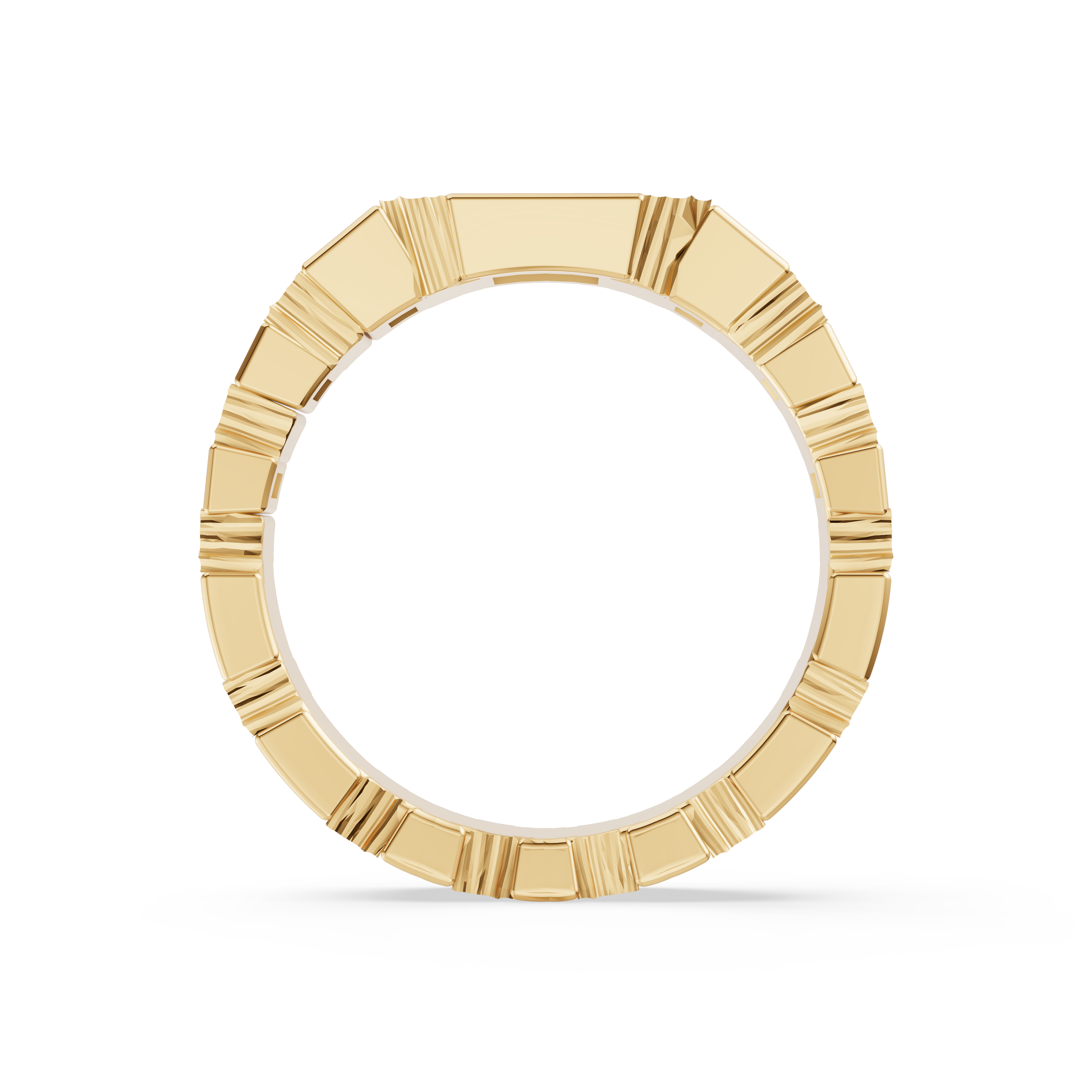 'Adderley' Bezel-Set 1.00 TCW Graduated Baguette Cut Lab Blue Sapphire Band