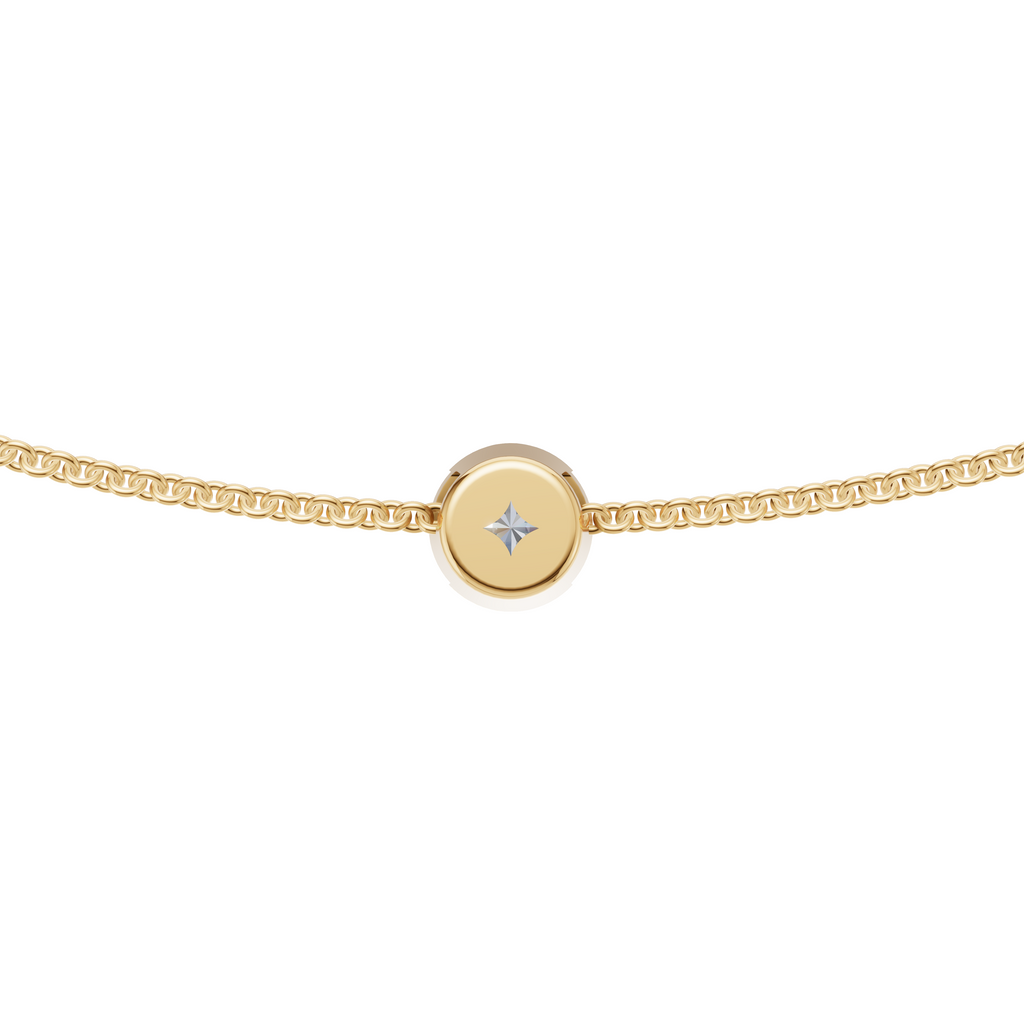 'Baker' Semi Bezel-Set, 0.50 TCW Lab Diamond Pendant Necklace