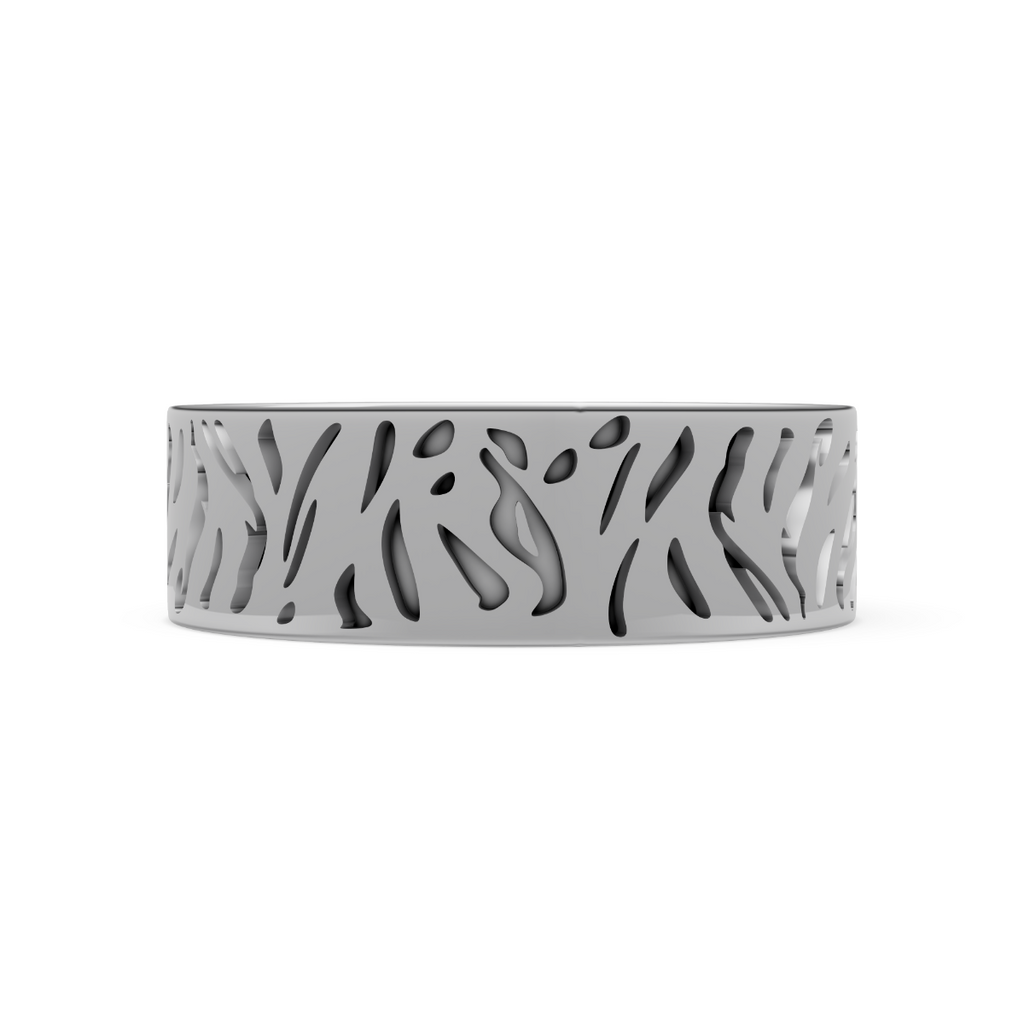 'Monk' Tiger Stripes Band - 8mm