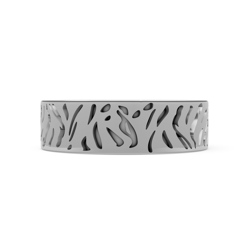 'Monk' Tiger Stripes Band - 6mm