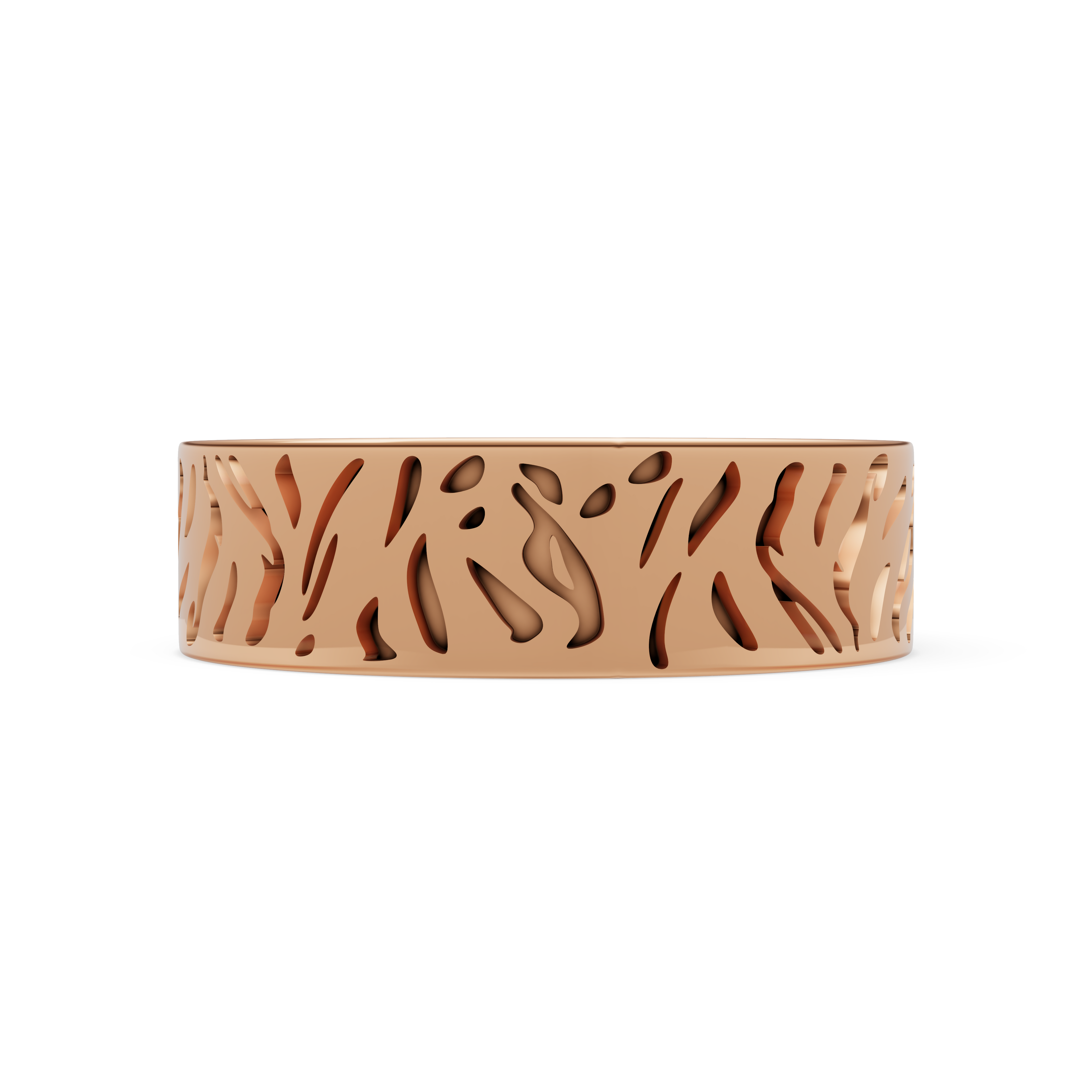 'Monk' Tiger Stripes Band - 6mm