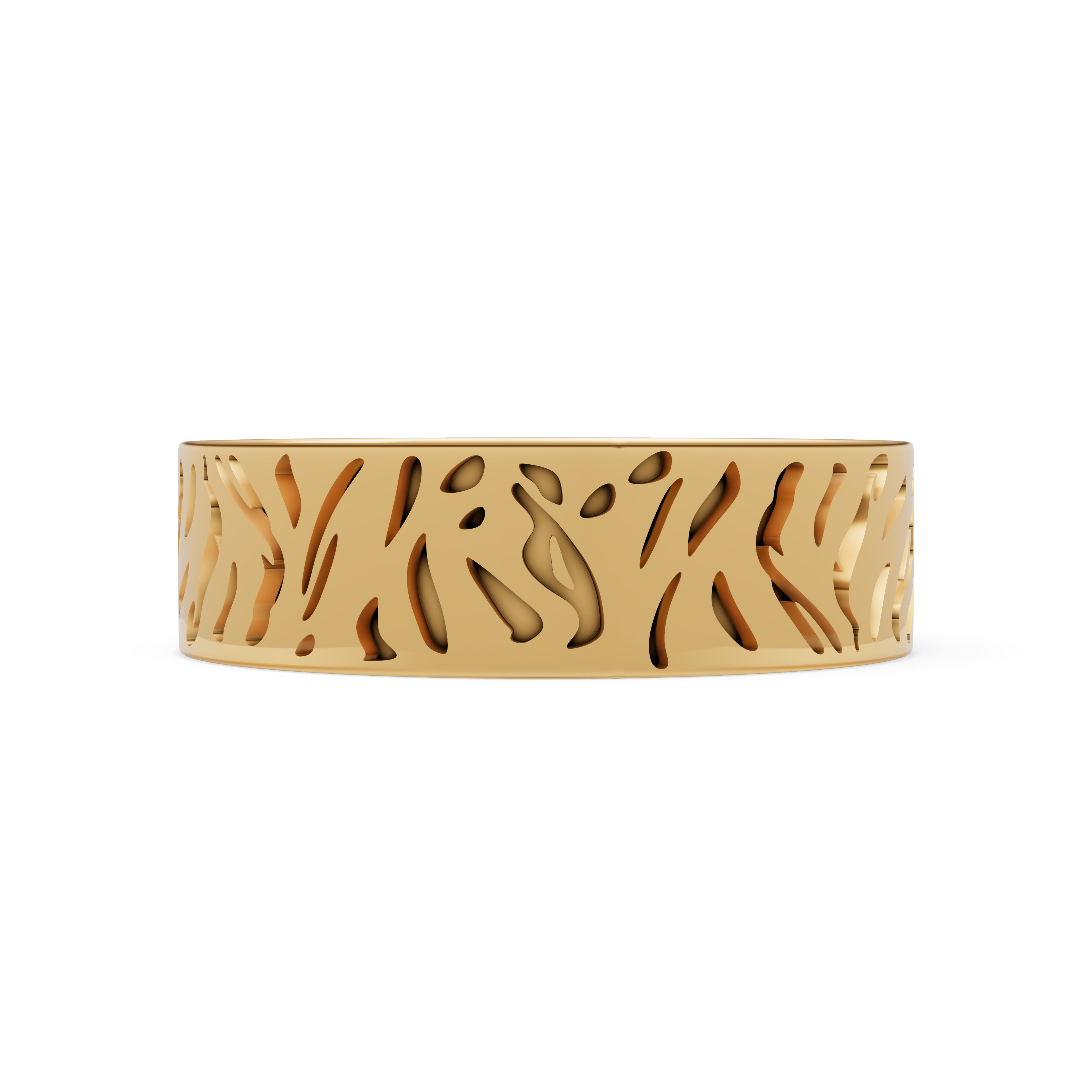 'Monk' Tiger Stripes Band - 6mm