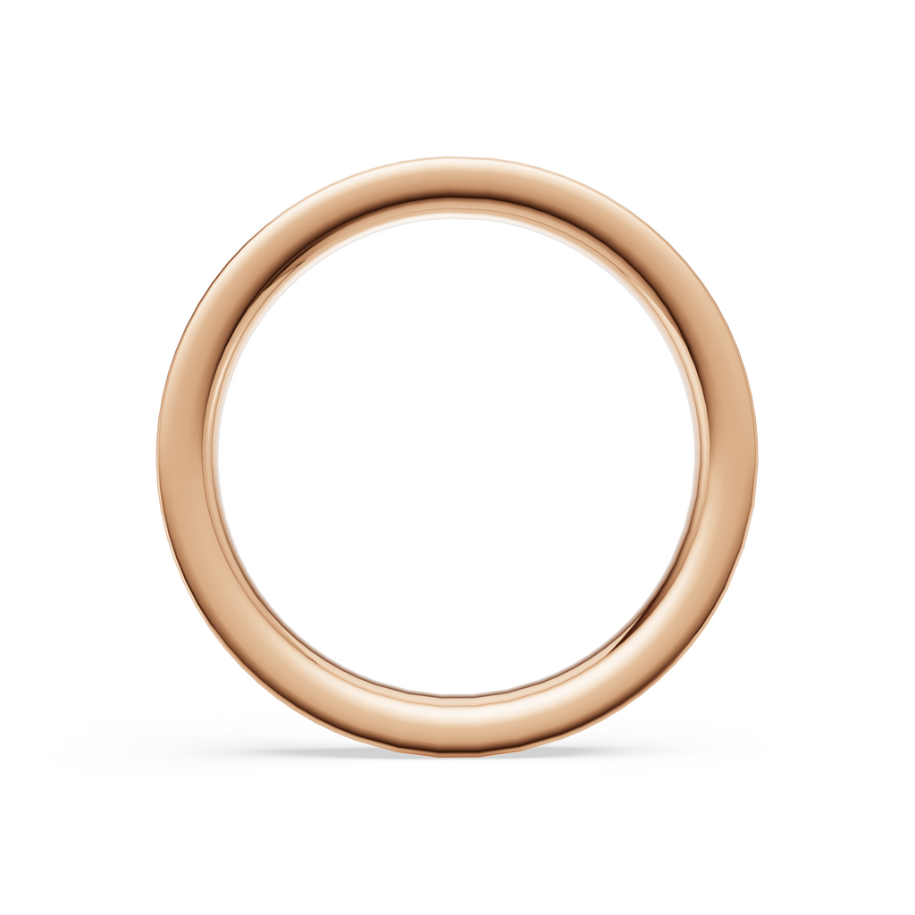 'Luna' One Row Brite-Set Lab Diamond Pavé Wedding Band