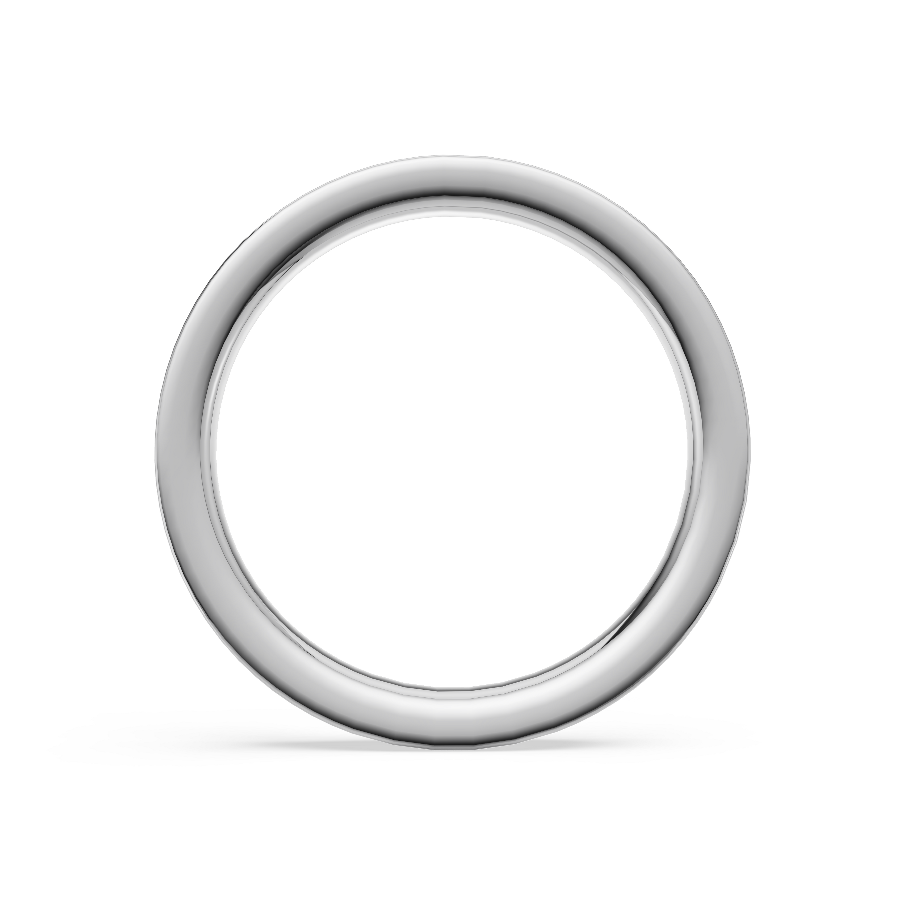 'Luna' One Row Brite-Set Lab Diamond Pavé Wedding Band