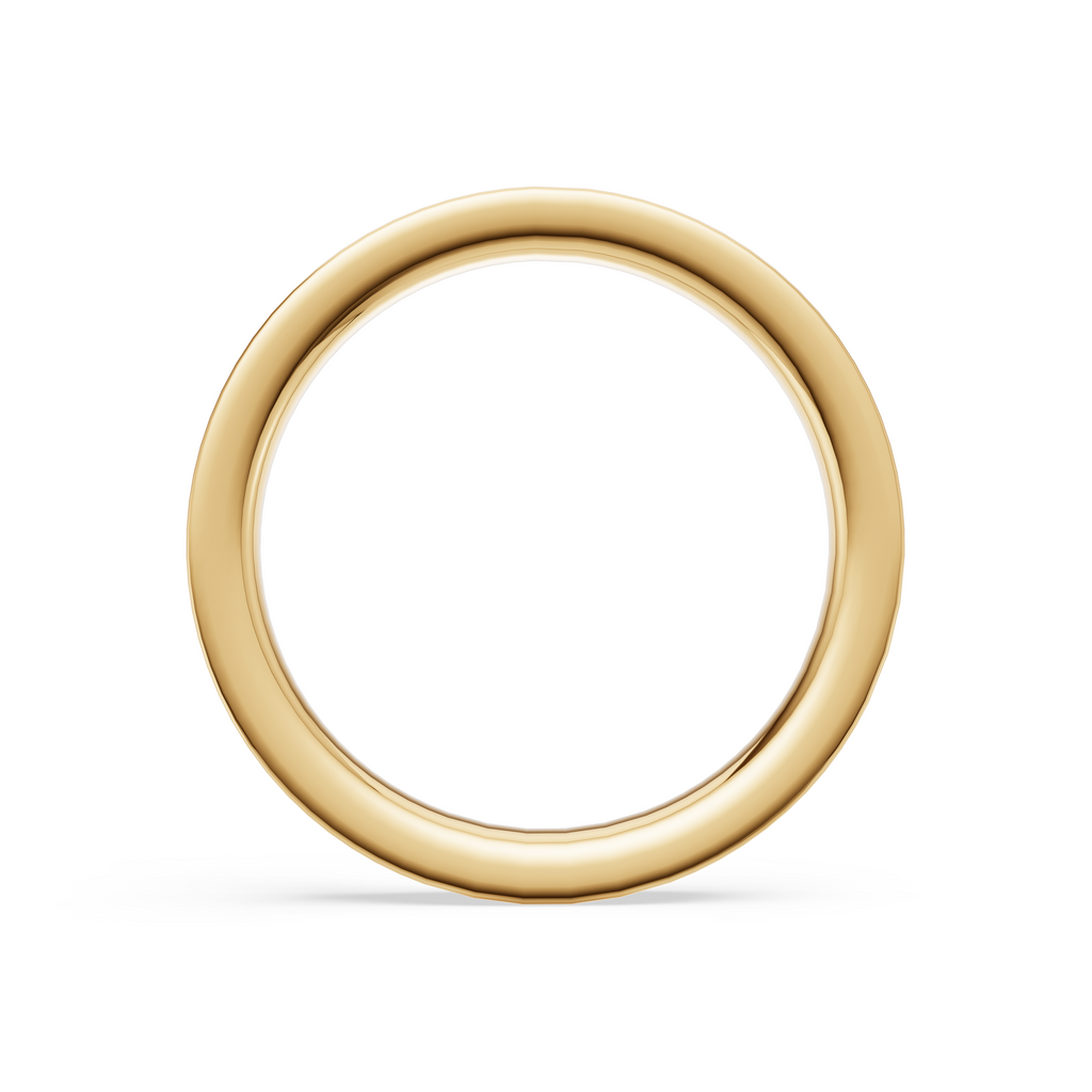 'Luna' One Row Brite-Set Lab Diamond Pavé Wedding Band