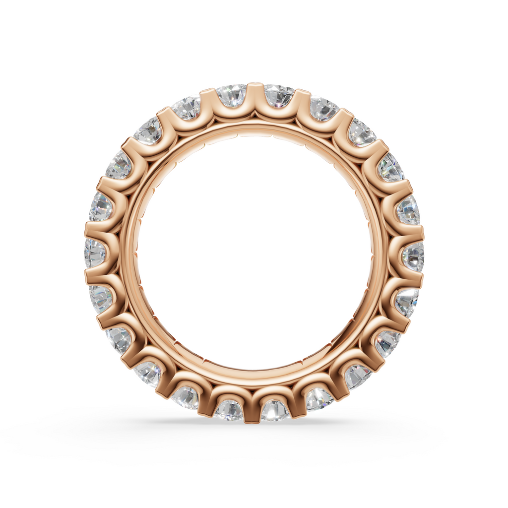 'Muse I' Round Brilliant Cut Lab Diamond Eternity Band (10 points)