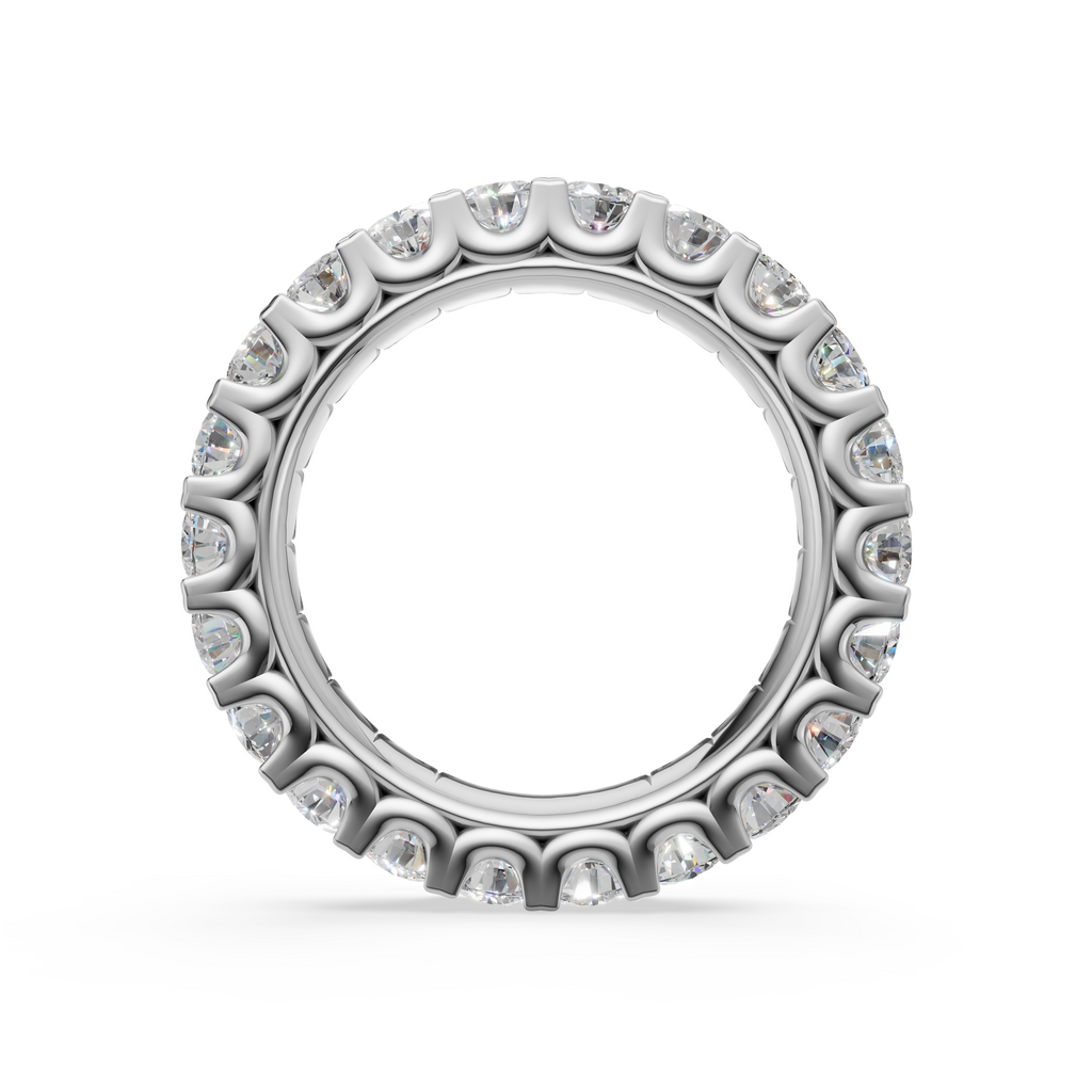 'Muse I' Round Brilliant Cut Lab Diamond Eternity Band (10 points)