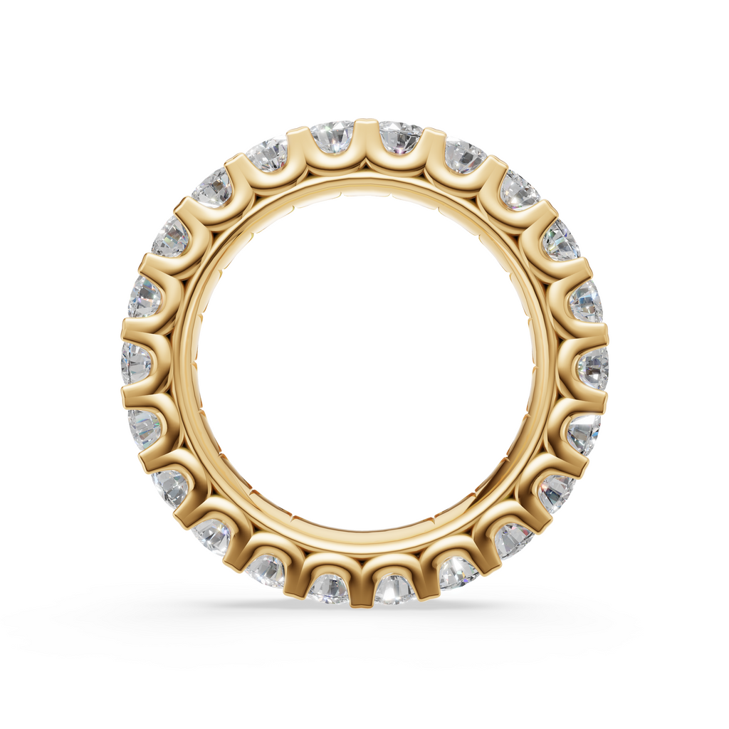 'Muse I' Round Brilliant Cut Lab Diamond Eternity Band (10 points)