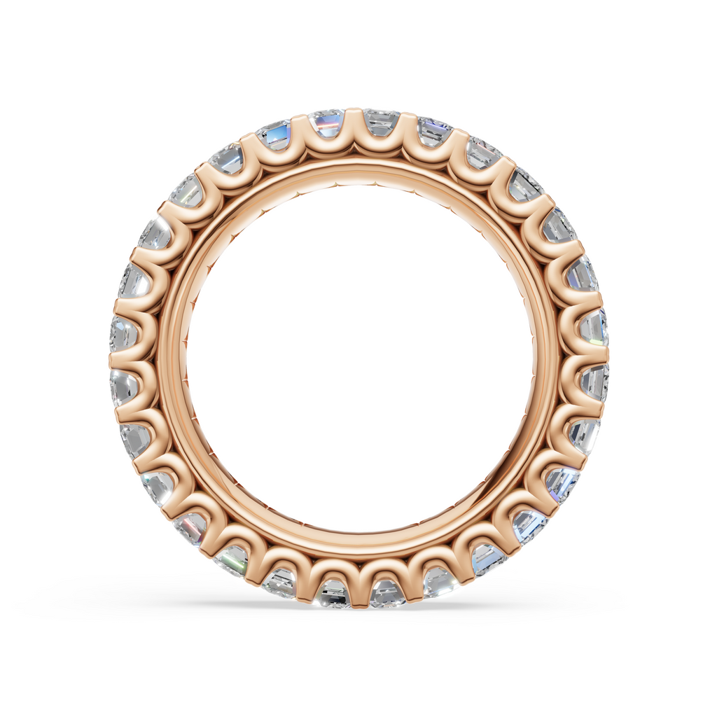 'Muse II' Emerald Cut Cut Lab Diamond Eternity Band