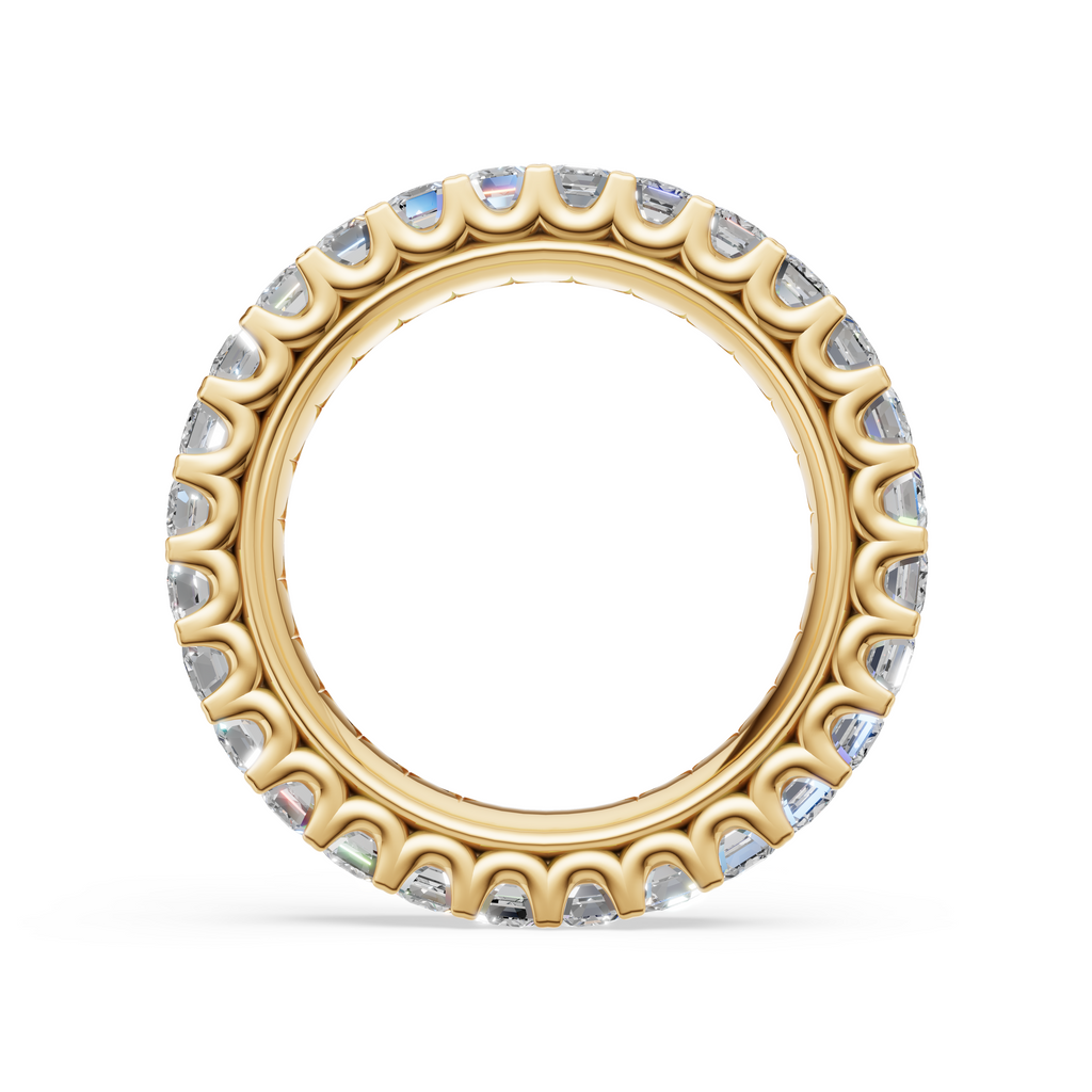 'Muse II' Emerald Cut Cut Lab Diamond Eternity Band