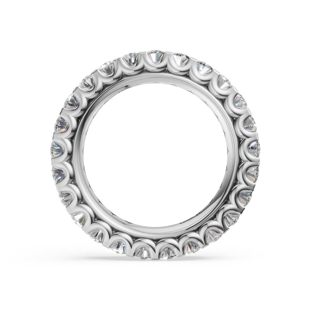 'Muse III' Oval Cut Lab Diamond Eternity Band