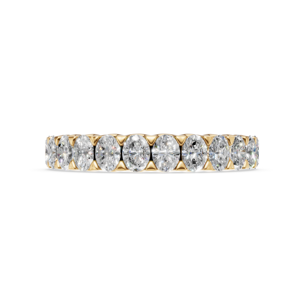 'Muse III' Oval Cut Lab Diamond Eternity Band