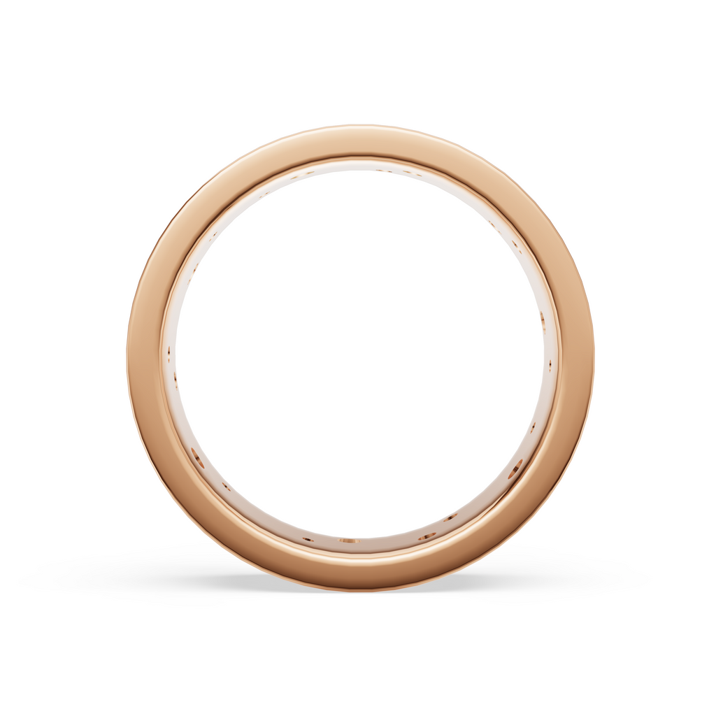 'Maximus' Lab Diamond High Polished Mens Band