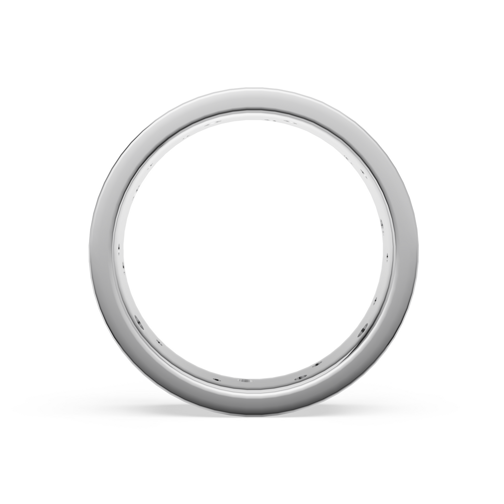 'Maximus' Lab Diamond High Polished Mens Band