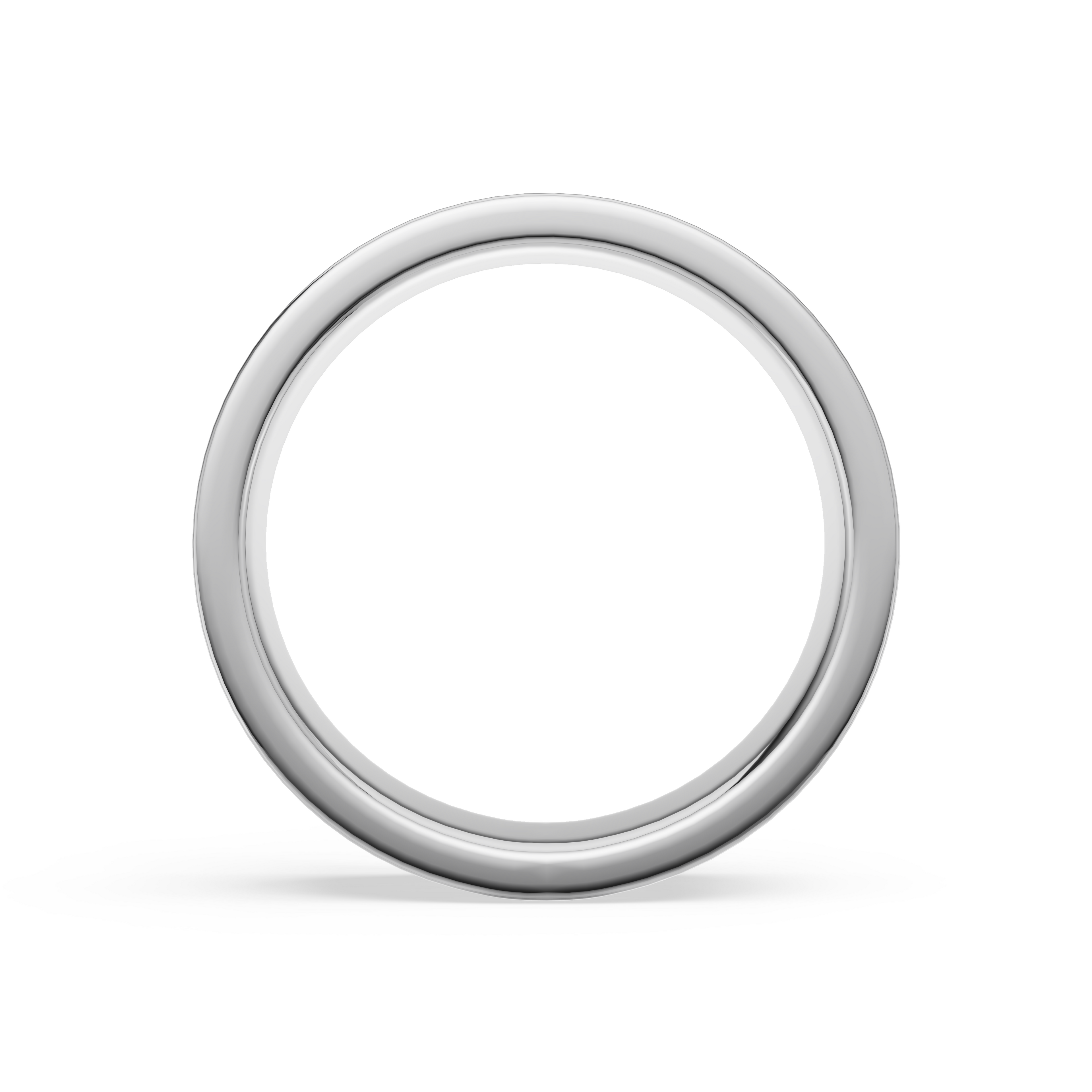 'Augustus' Fluted High Polished Mens Band