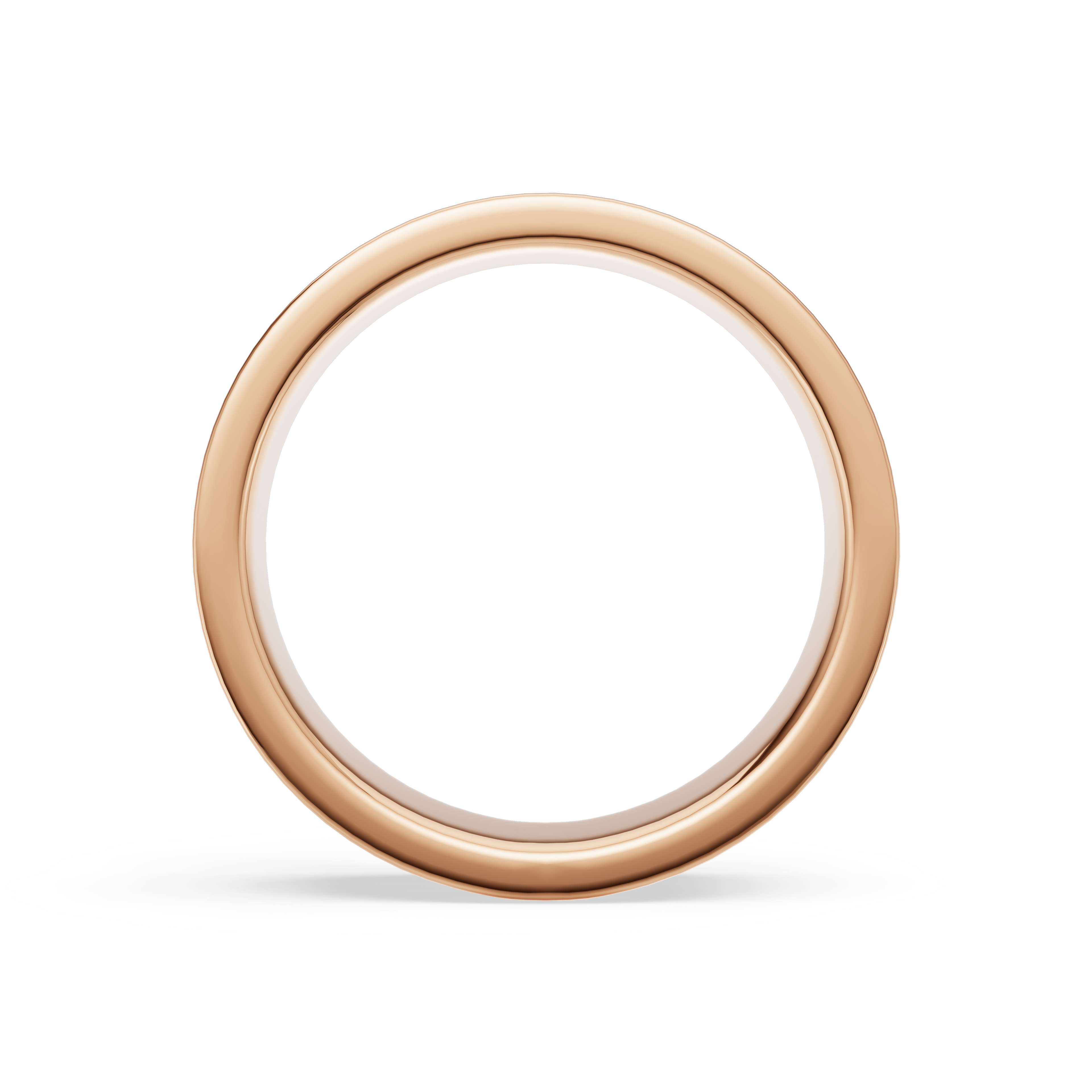 'Augustus' Fluted High Polished Mens Band