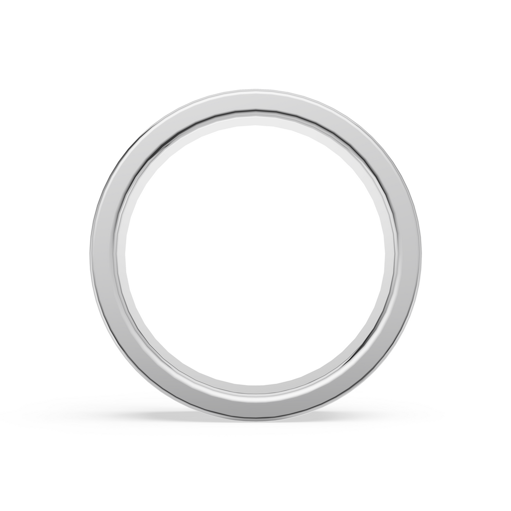 'Leo' Lab Diamond High Polished Mens Band