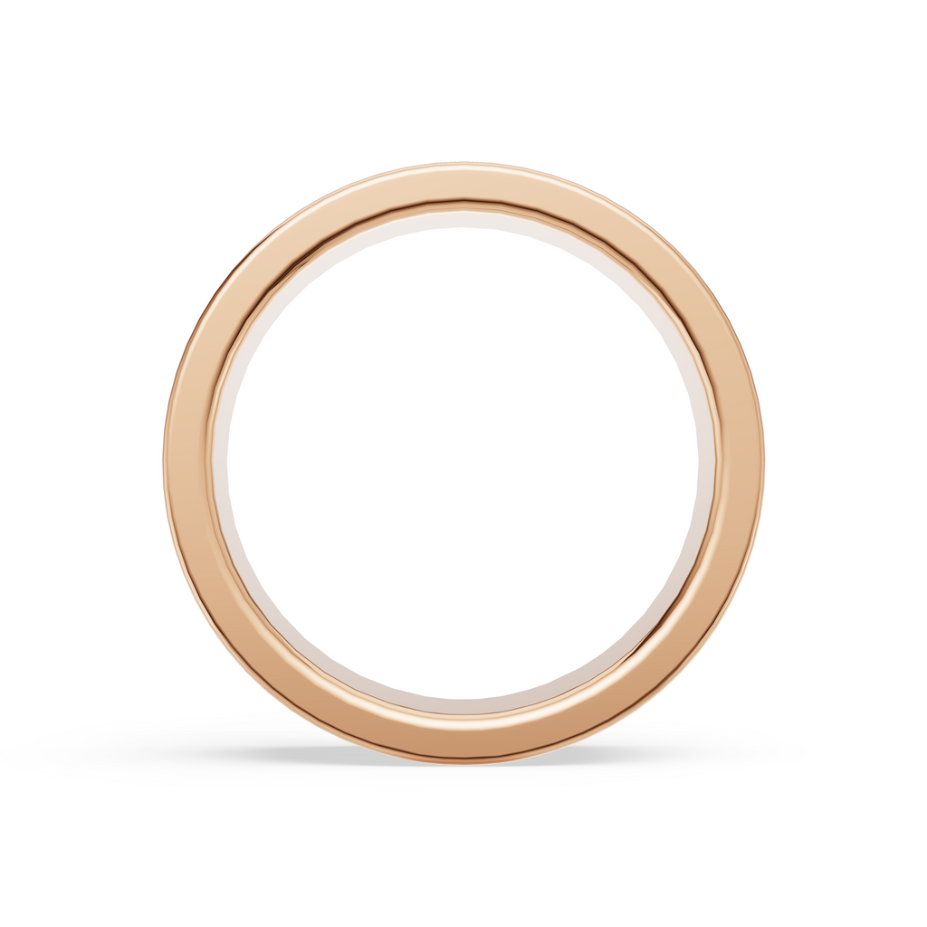 'Leo' Lab Diamond High Polished Mens Band