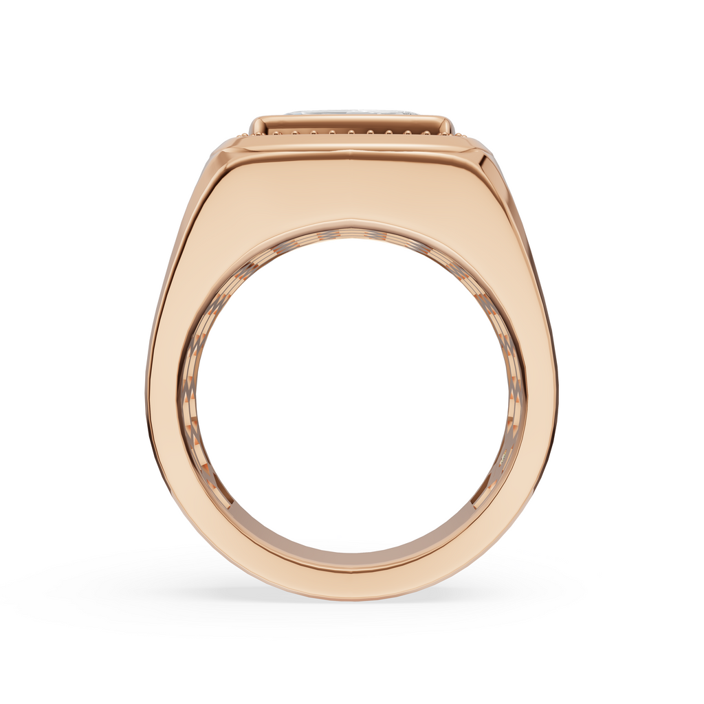 'Alpert' 4 Carat Cushion Cut Lab Diamond Ring