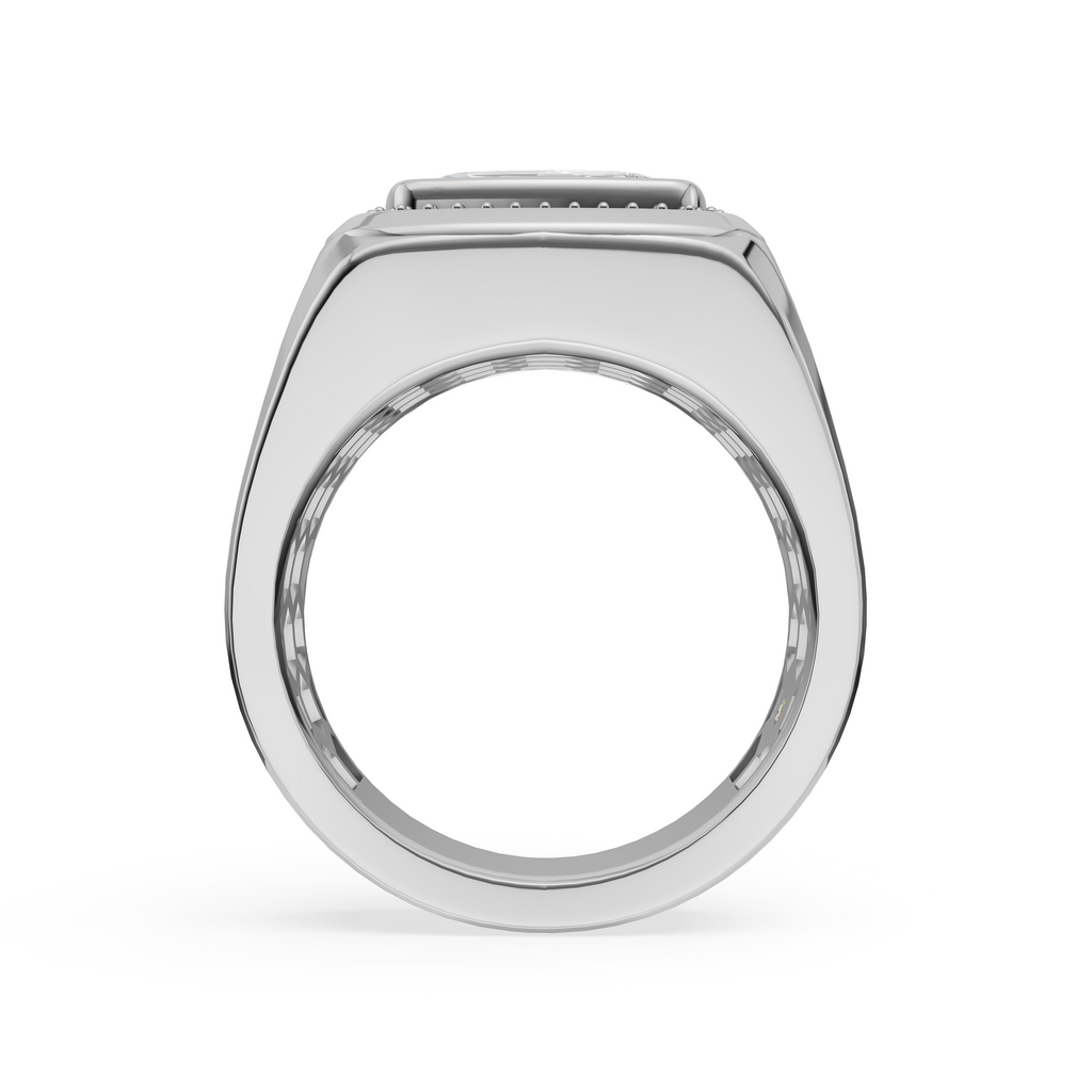'Alpert' 4 Carat Cushion Cut Lab Diamond Ring