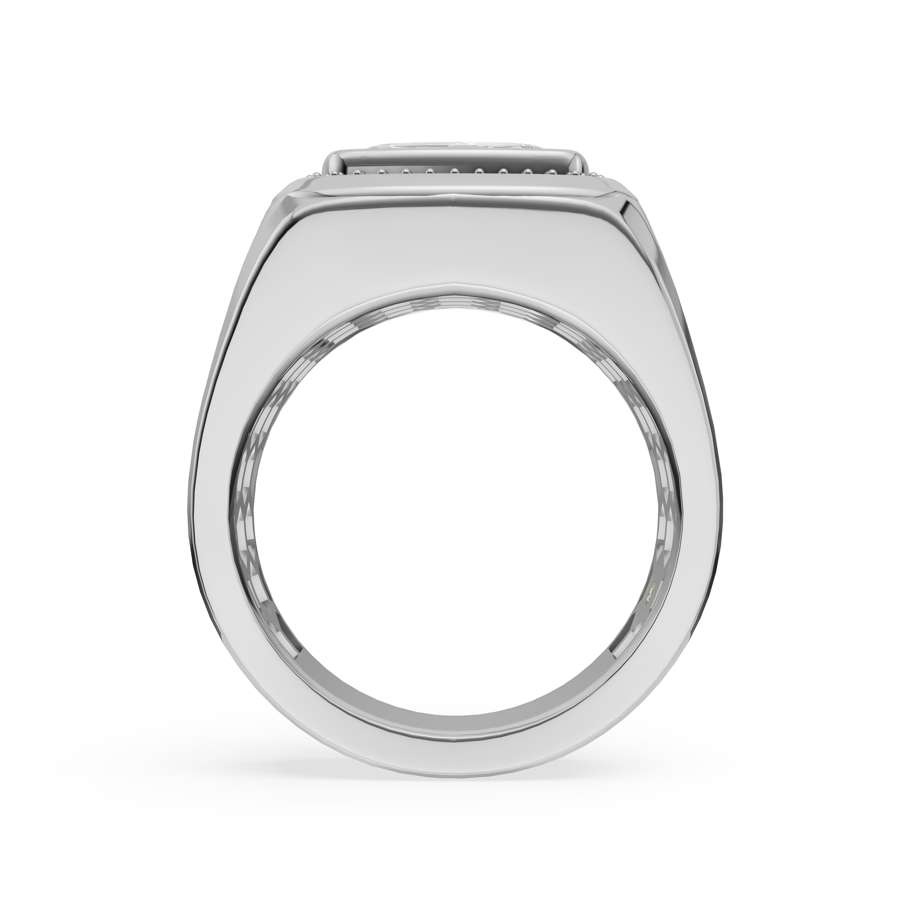 'Alpert' 4 Carat Cushion Cut Lab Diamond Ring