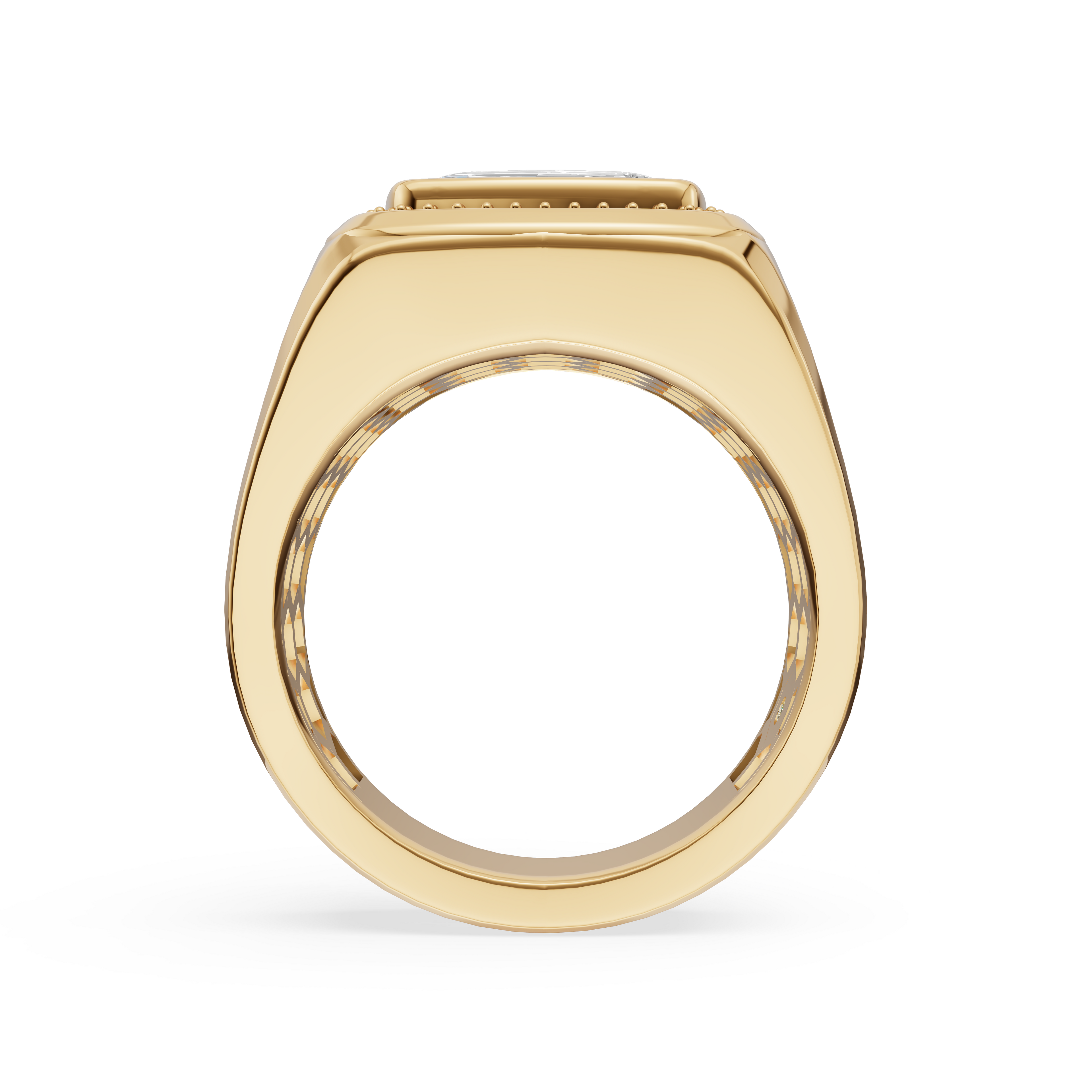 'Alpert' 4 Carat Cushion Cut Lab Diamond Ring