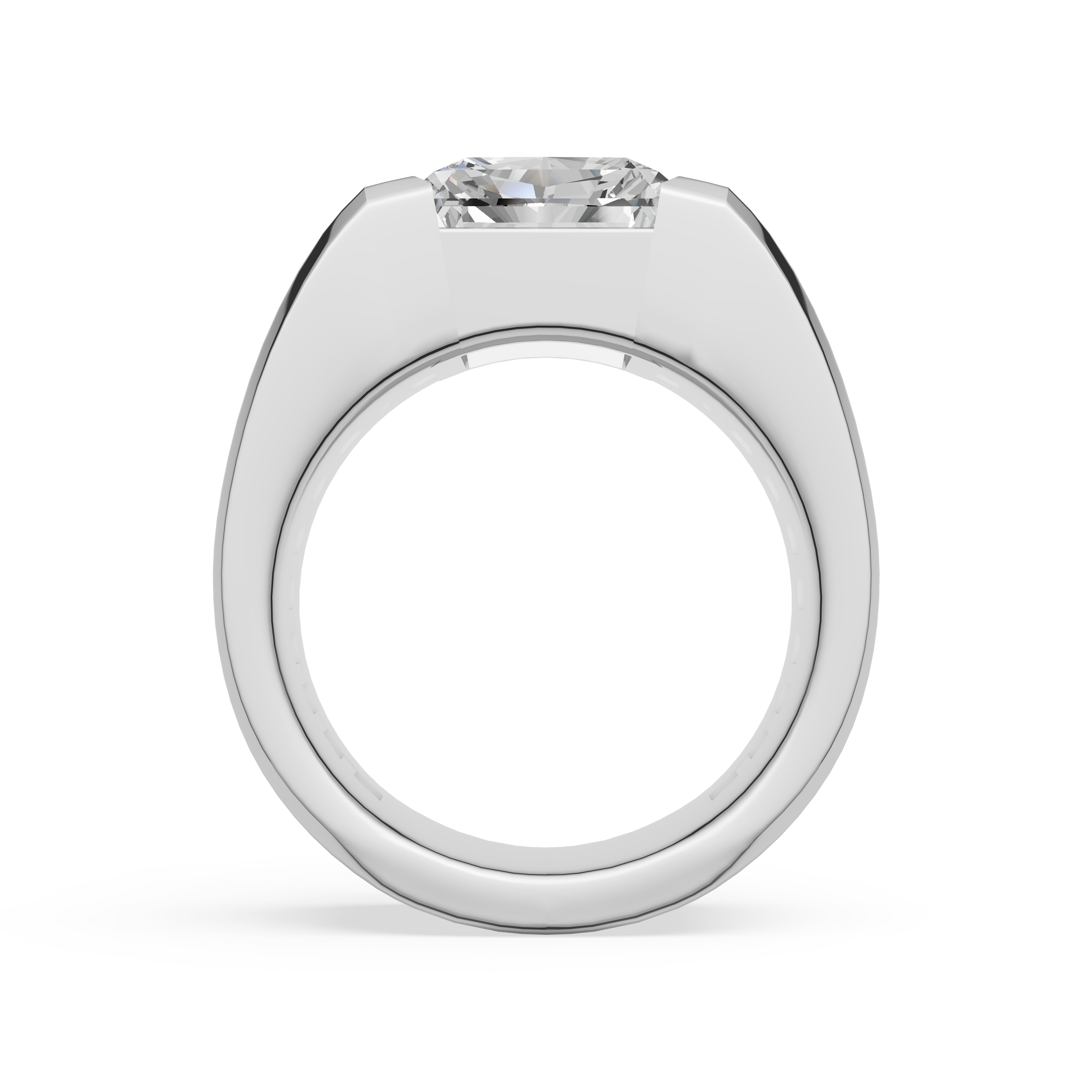 'Buena Vista' 4 Carat Radiant Cut Lab Diamond Ring