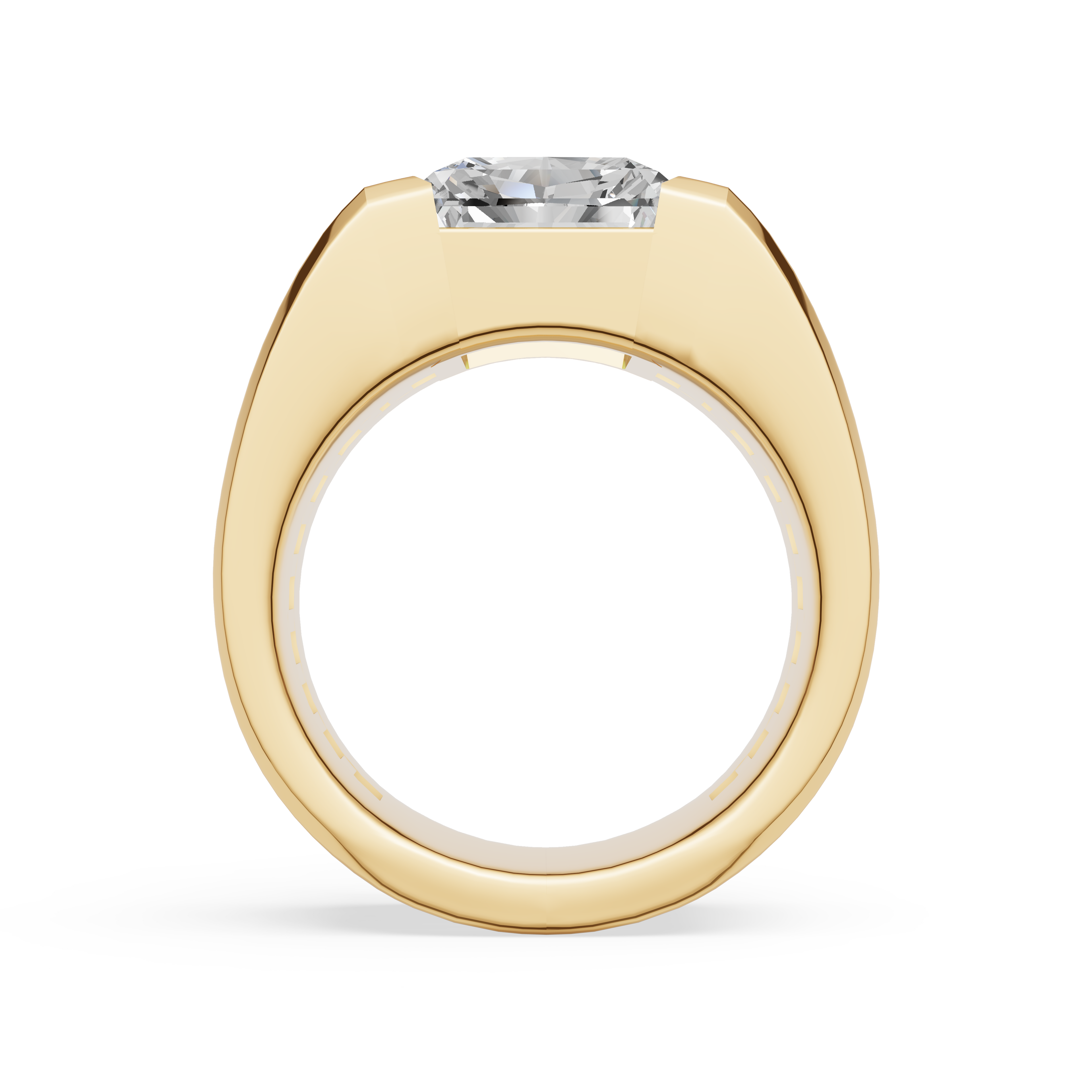 'Buena Vista' 4 Carat Radiant Cut Lab Diamond Ring
