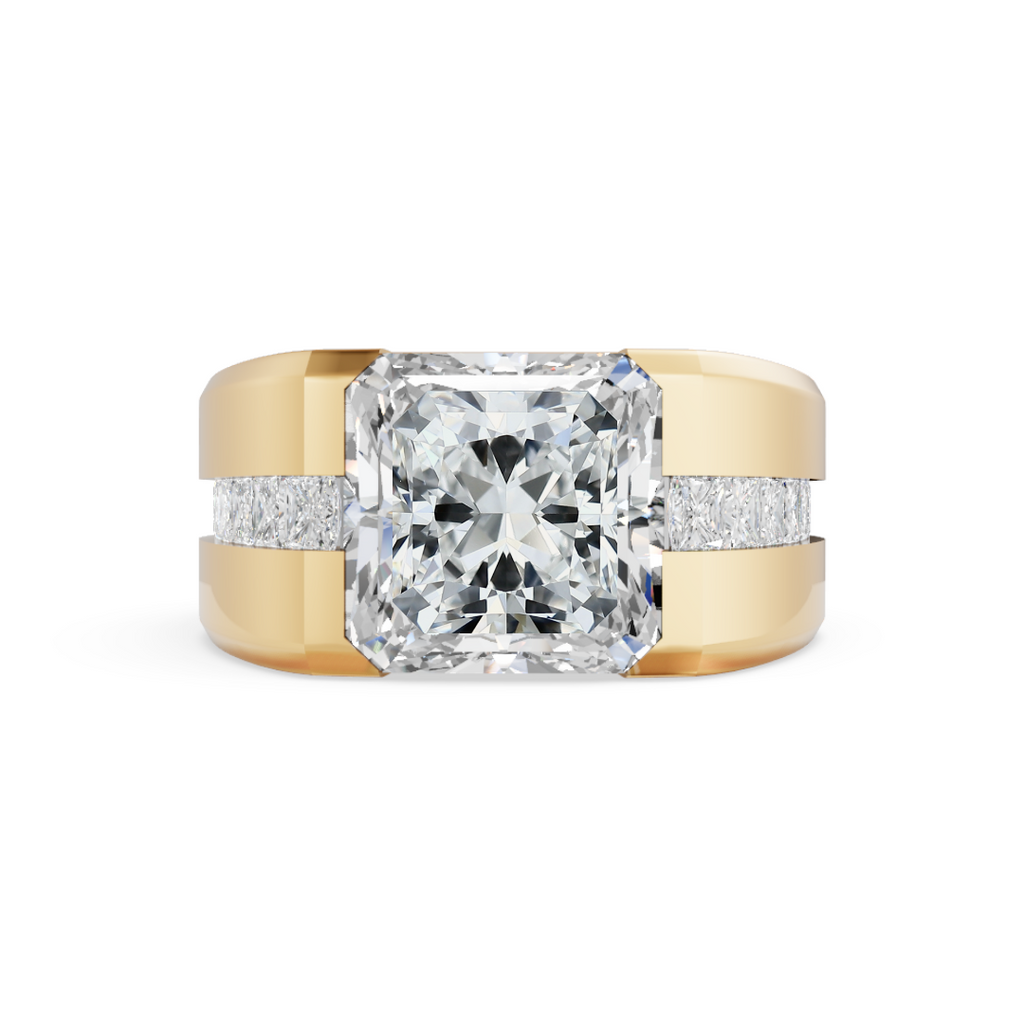 'Buena Vista' 4 Carat Radiant Cut Lab Diamond Ring