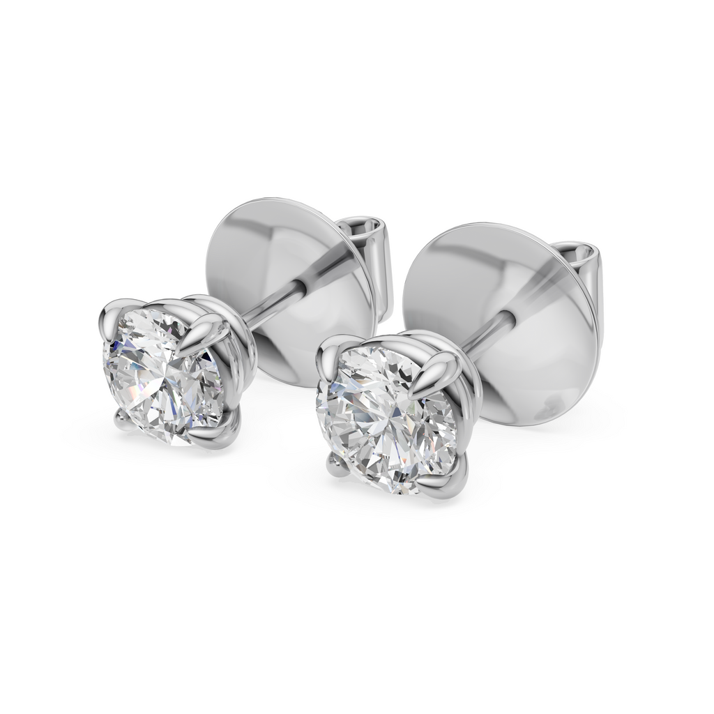 'Luna' Lab Diamond Stud Earrings
