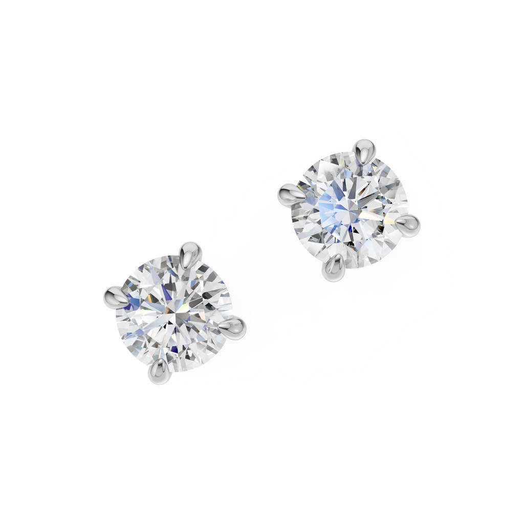 'Luna' Lab Diamond Stud Earrings