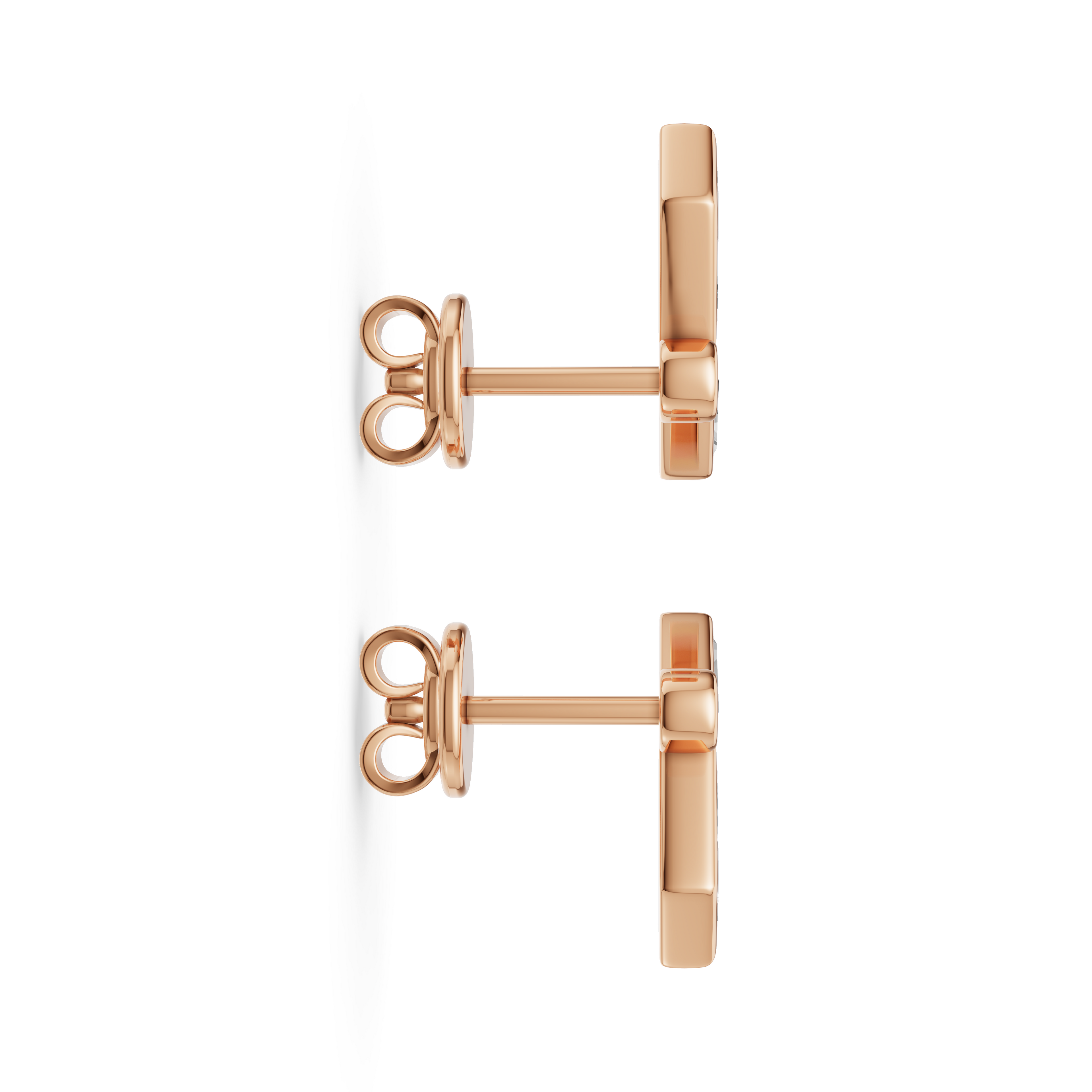 MCM 'Starburst' Lab Diamond Bezel Set Earrings