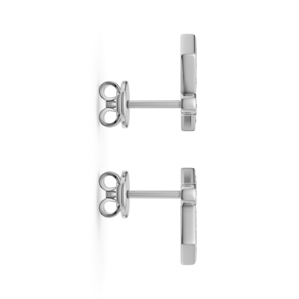 MCM 'Starburst' Lab Diamond Bezel Set Earrings
